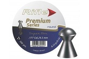 Пули пневматические Rifle Premium Series Round 4.5 мм (500 шт, 0.54 грамма)