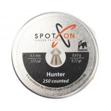 Пули пневматические Spoton Disechi Hunter 4.5 мм (0.63 г, 250 шт)