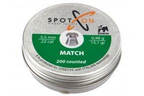 Пули пневматические Spoton Disechi Match 5.5 мм (0.98 грамма, 200 шт)