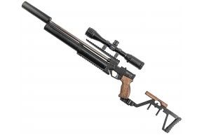 Пневматическая винтовка KrugerGun Корсар 5.5 мм (редуктор, 420 мм, дерево)