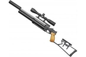 Пневматическая винтовка KrugerGun Корсар 4.5 мм (редуктор, 420 мм, дерево)