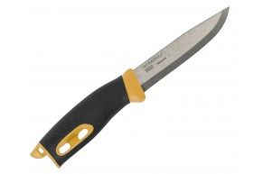 Нож Morakniv Companion Spark (нержавеющий, с огнивом, желтый)