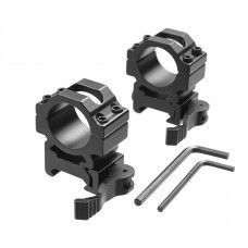 Кольца Remington 25.4 мм Weaver (Низкие 15 мм, быстросъемные, рычаг)