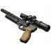 Пневматический пистолет Krugergun Корсар 6.35 мм (180 мм, F32, с манометром, деревянная рукоять)