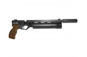Пневматический пистолет Krugergun Корсар 4.5 мм (240 мм, d42, с манометром, дерево)