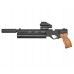Пневматический пистолет Krugergun Корсар 6.35 мм (240 мм, D42, редуктор, с манометром, дерево)
