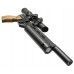 Пневматический пистолет Krugergun Корсар 6.35 мм (240 мм, d42, с манометром, дерево)