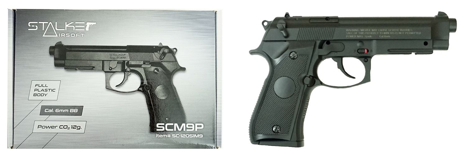 Stalker scm9m metal beretta m9 обзор