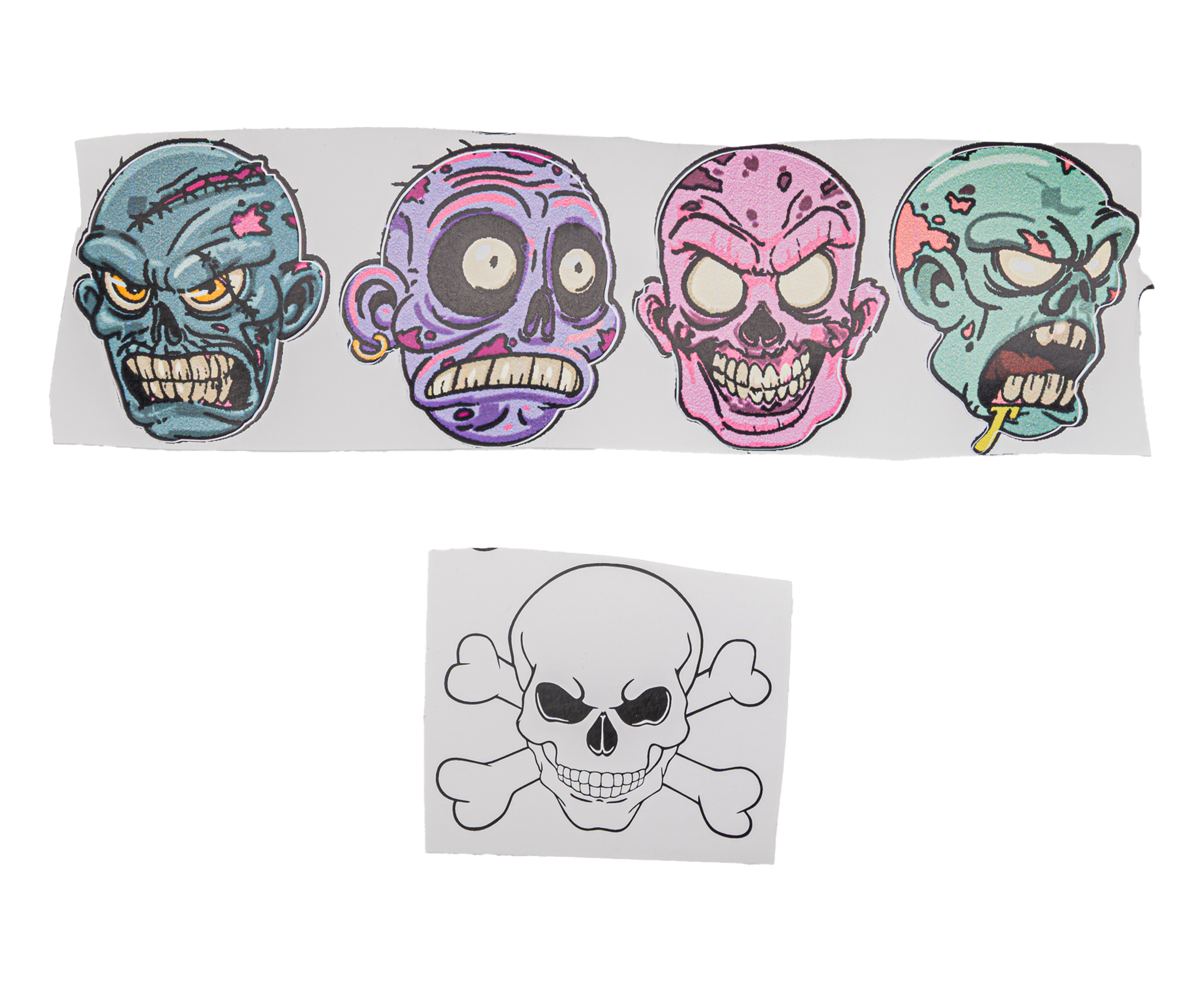 Набор наклеек для минитира Shootman (зомби, 5 шт)