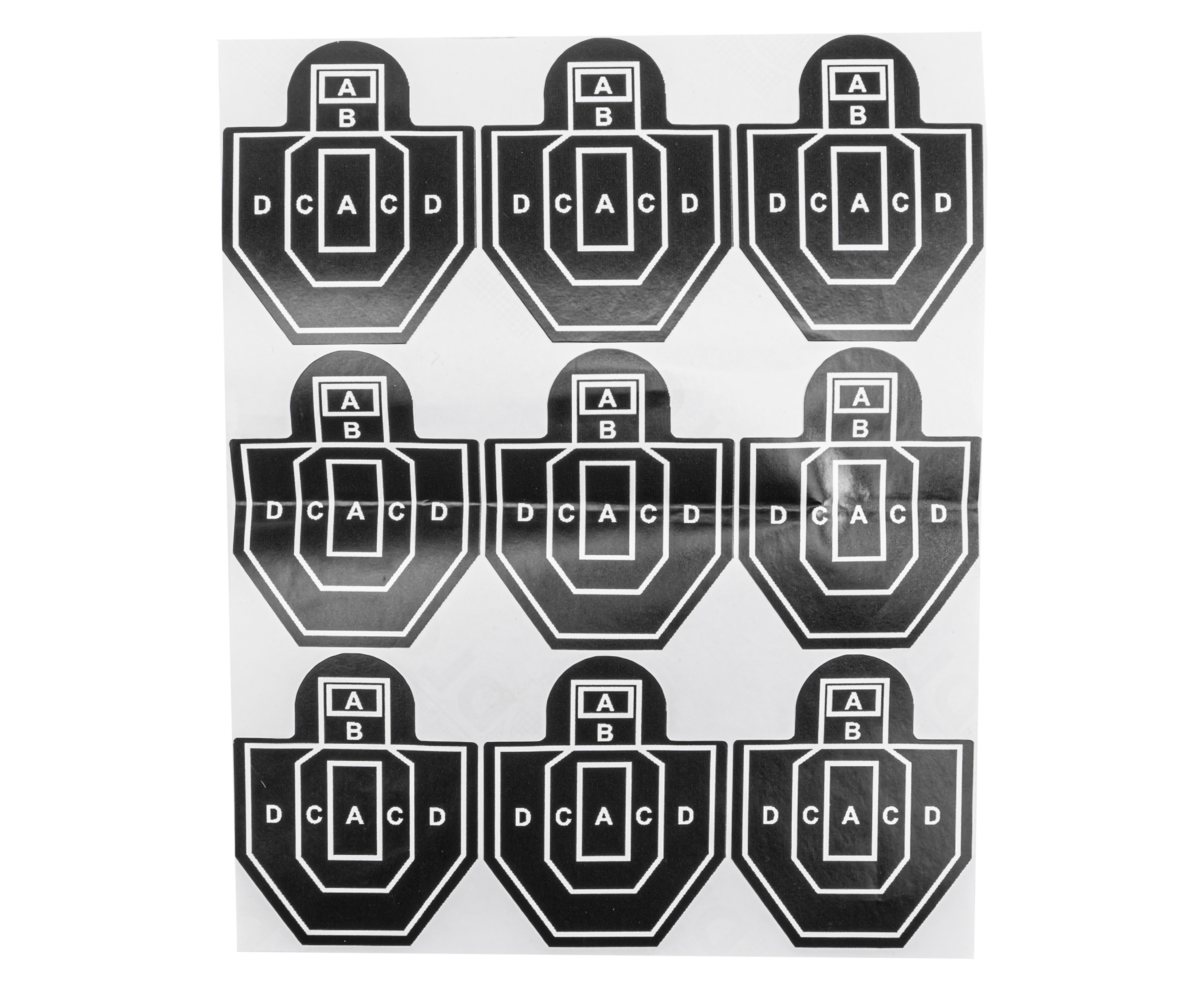 Набор наклеек для мишеней Shootman (9 шт, силуэт)