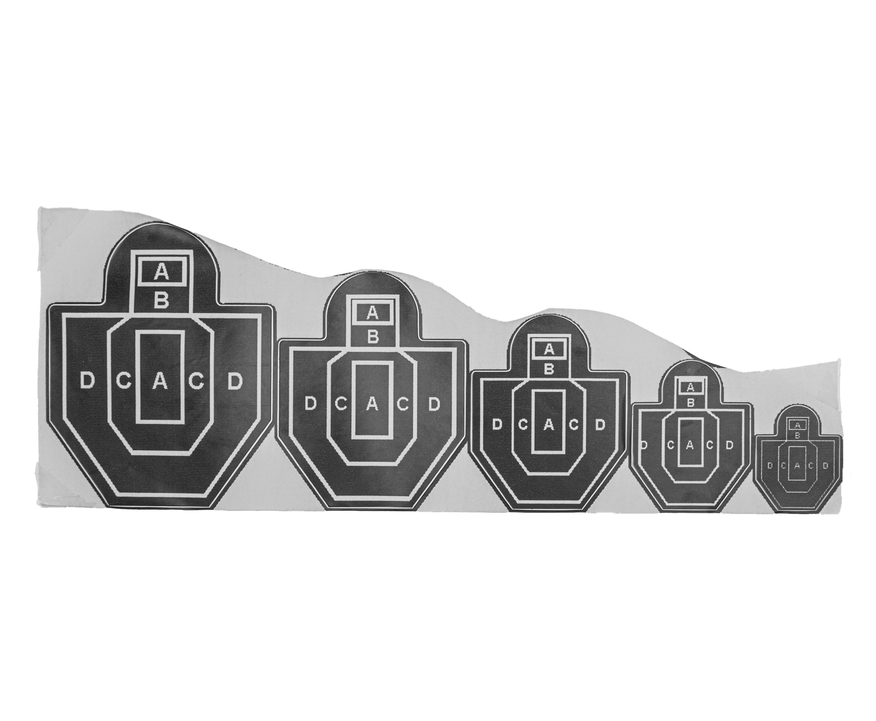 Набор наклеек для мишеней Shootman (5 шт, силуэт)