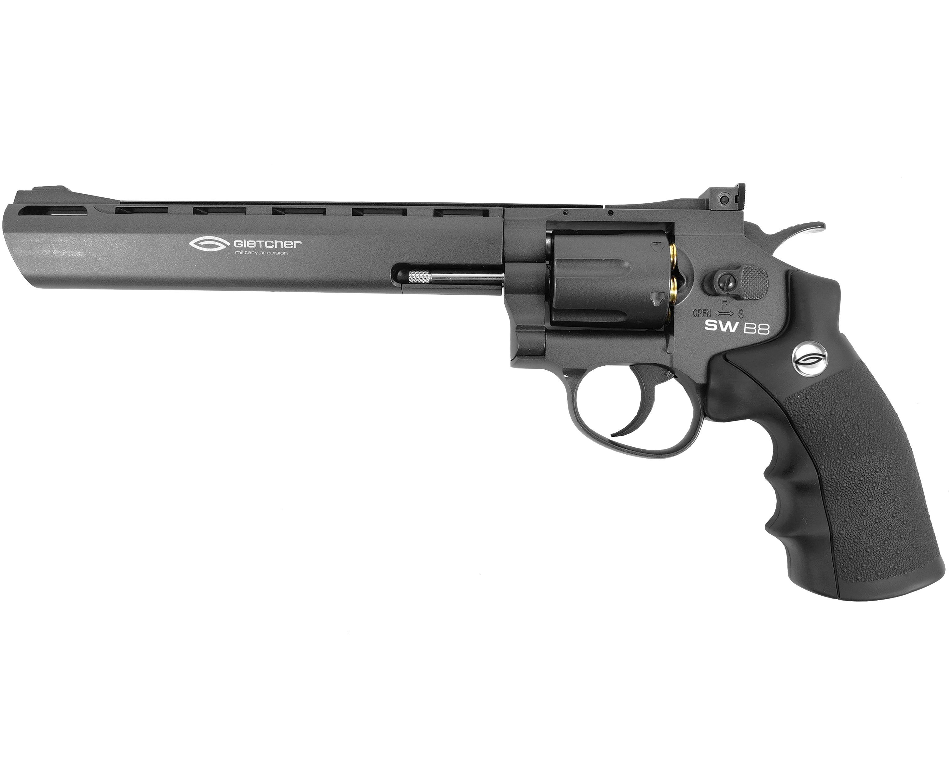 Пневматический револьвер Gletcher SW B8 4.5 мм (S&W)