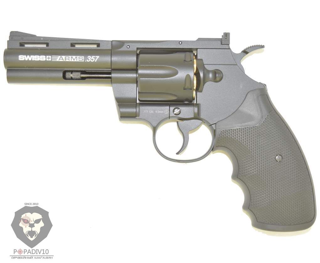 Пневматический револьвер Swiss Arms 357 4