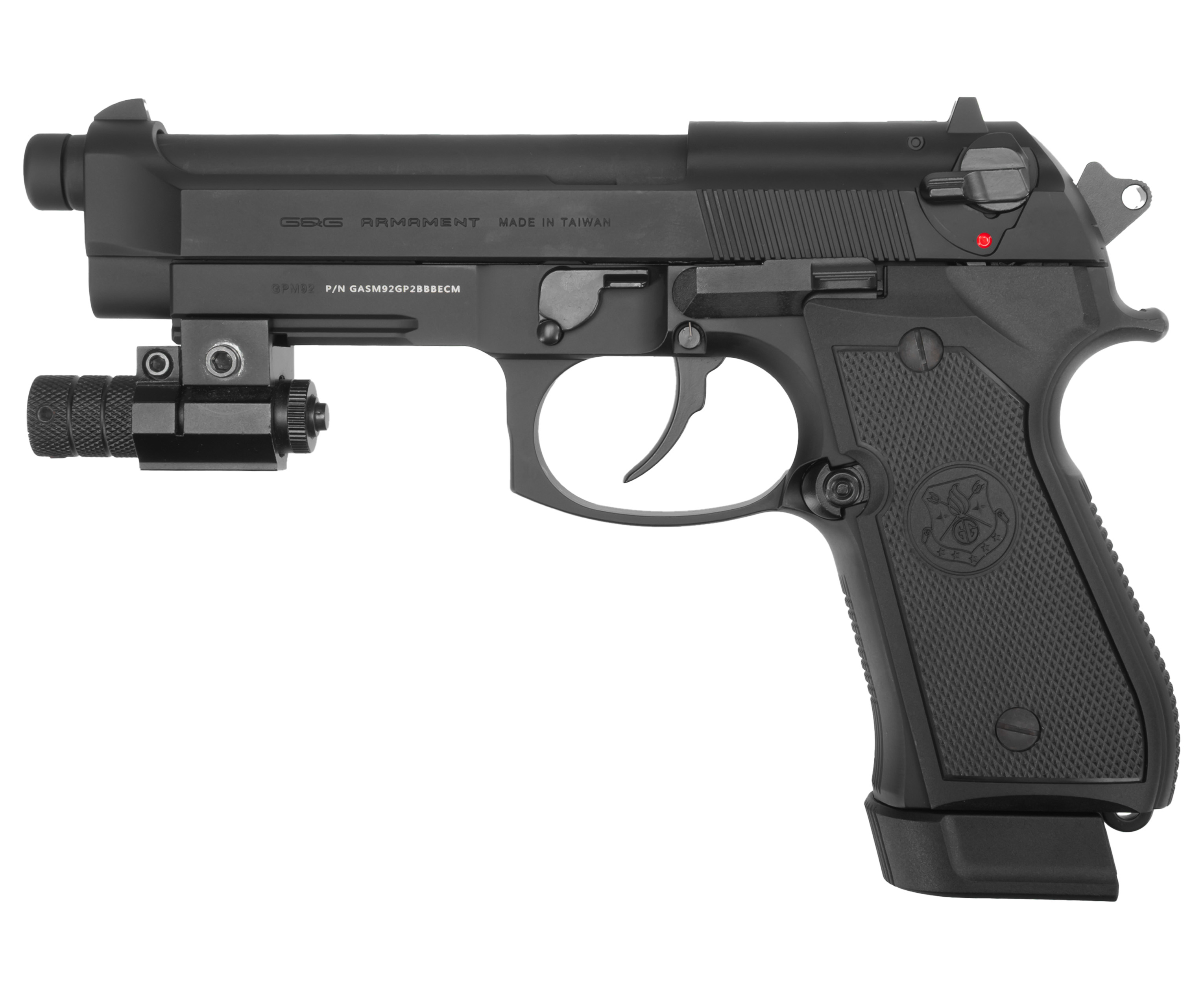 Страйкбольный пистолет G&G GPM92 GP2 (Gas, 6 мм, GBB, black)