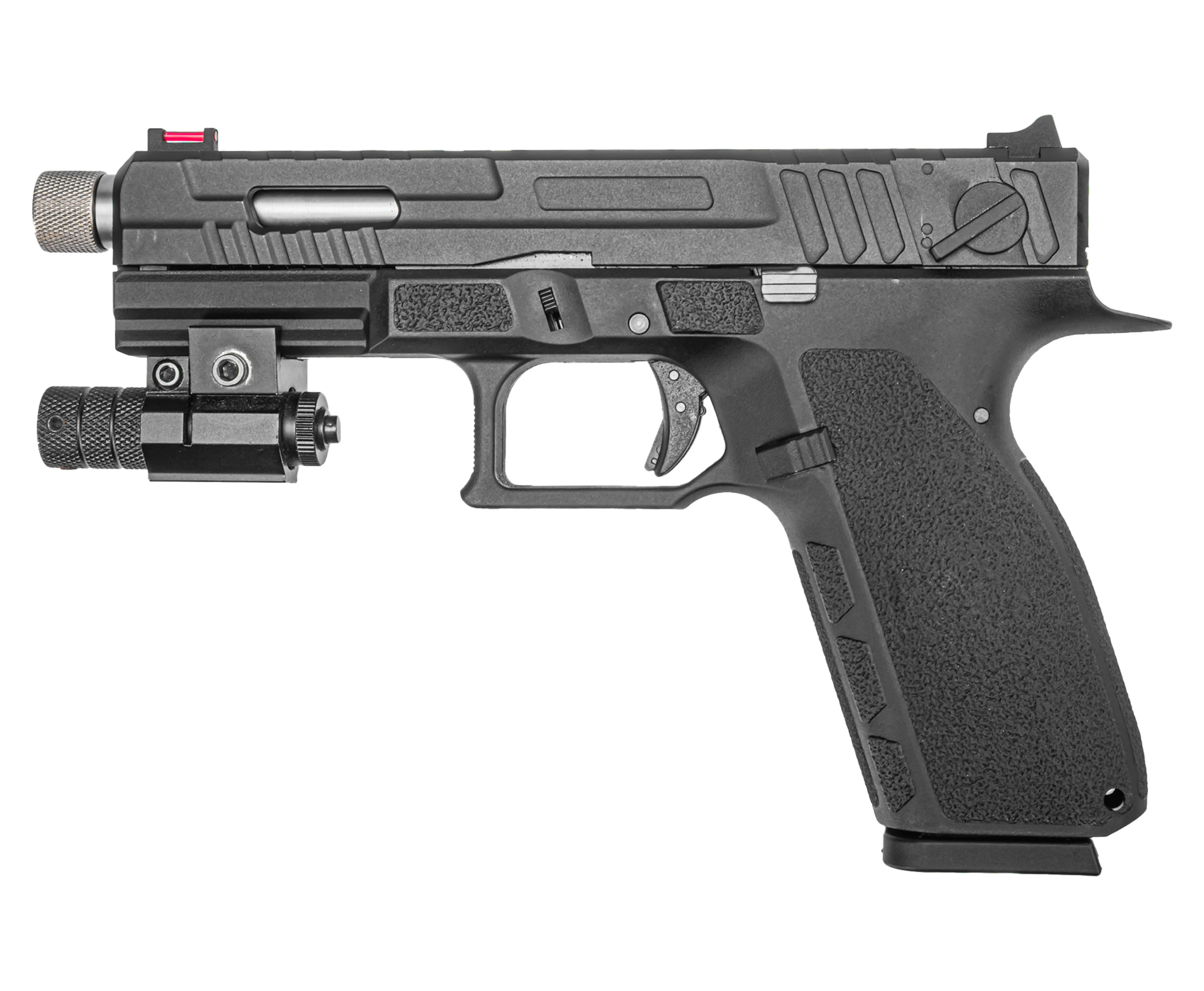 Страйкбольный пистолет KJW KP-13F (CO2, full auto, 6 мм, резьба, черный)