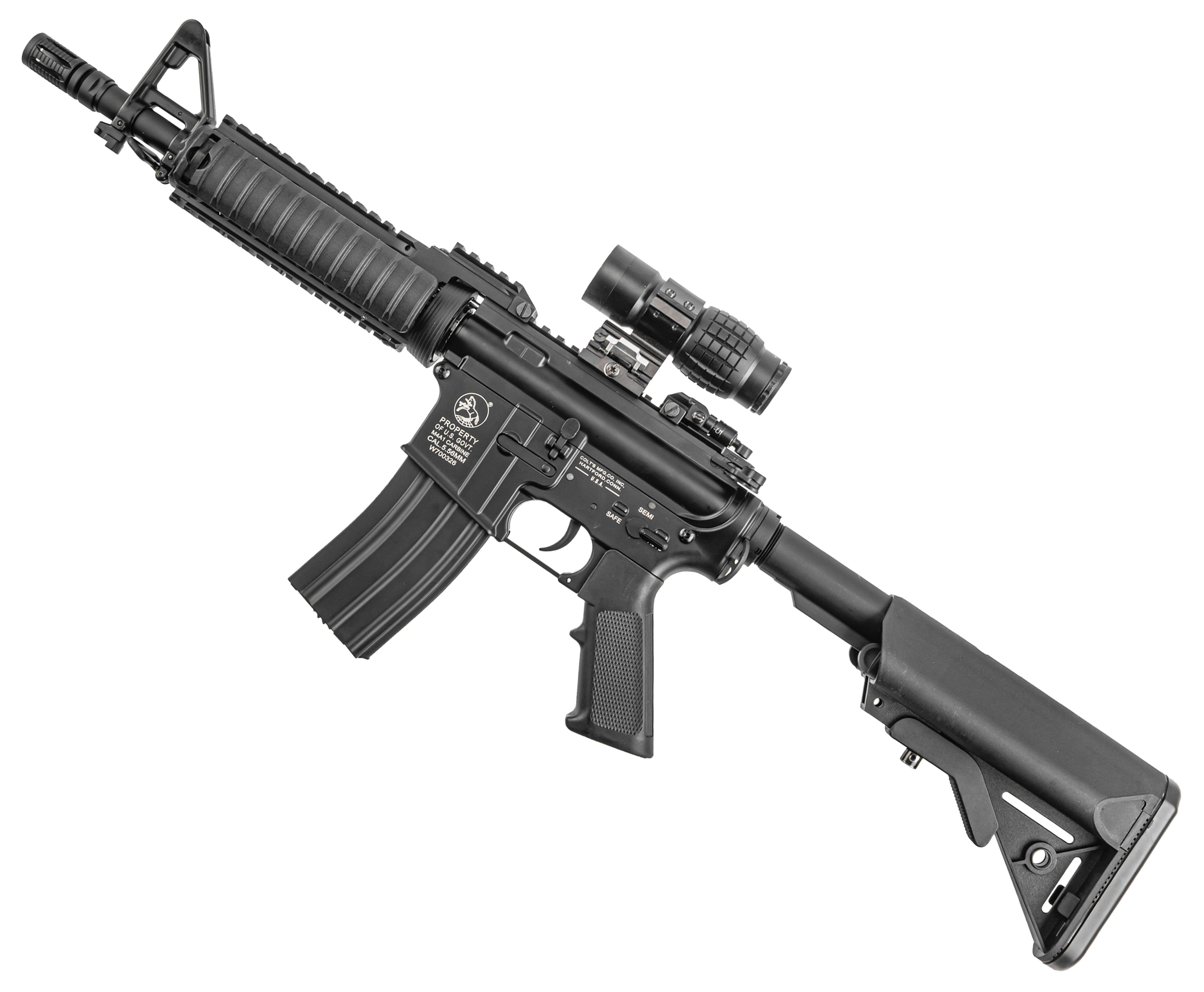 Страйкбольный автомат Double Bell M4 RAS II (057, black, 6 мм)