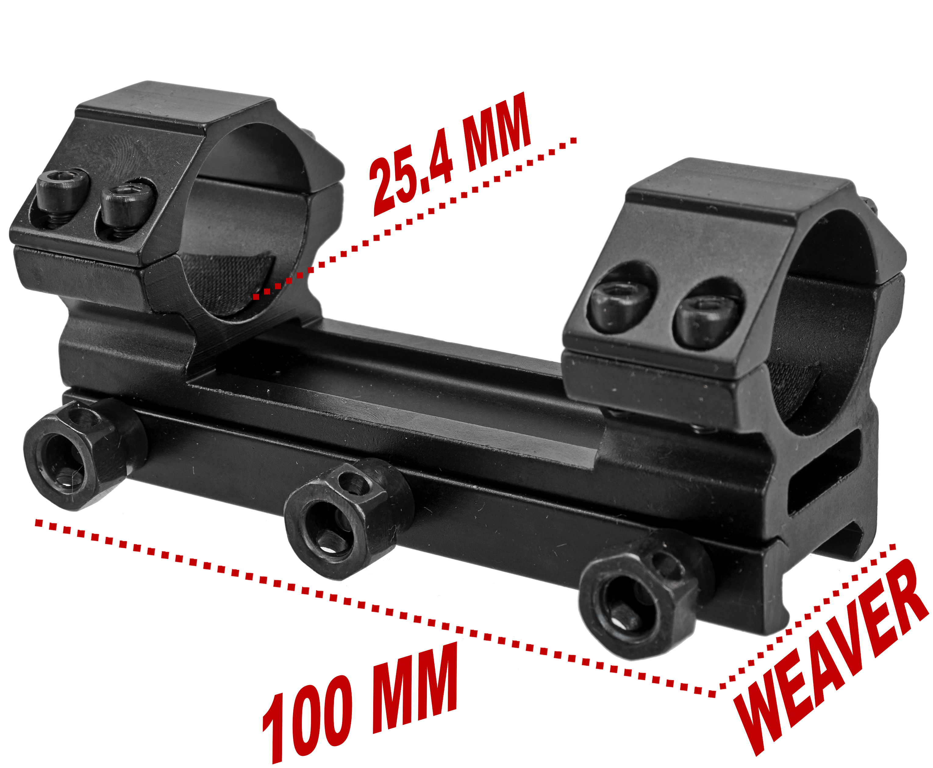 Кронштейн Remington RML202025-4 (25.4 мм, Weaver, низкий 12 мм, блистер)