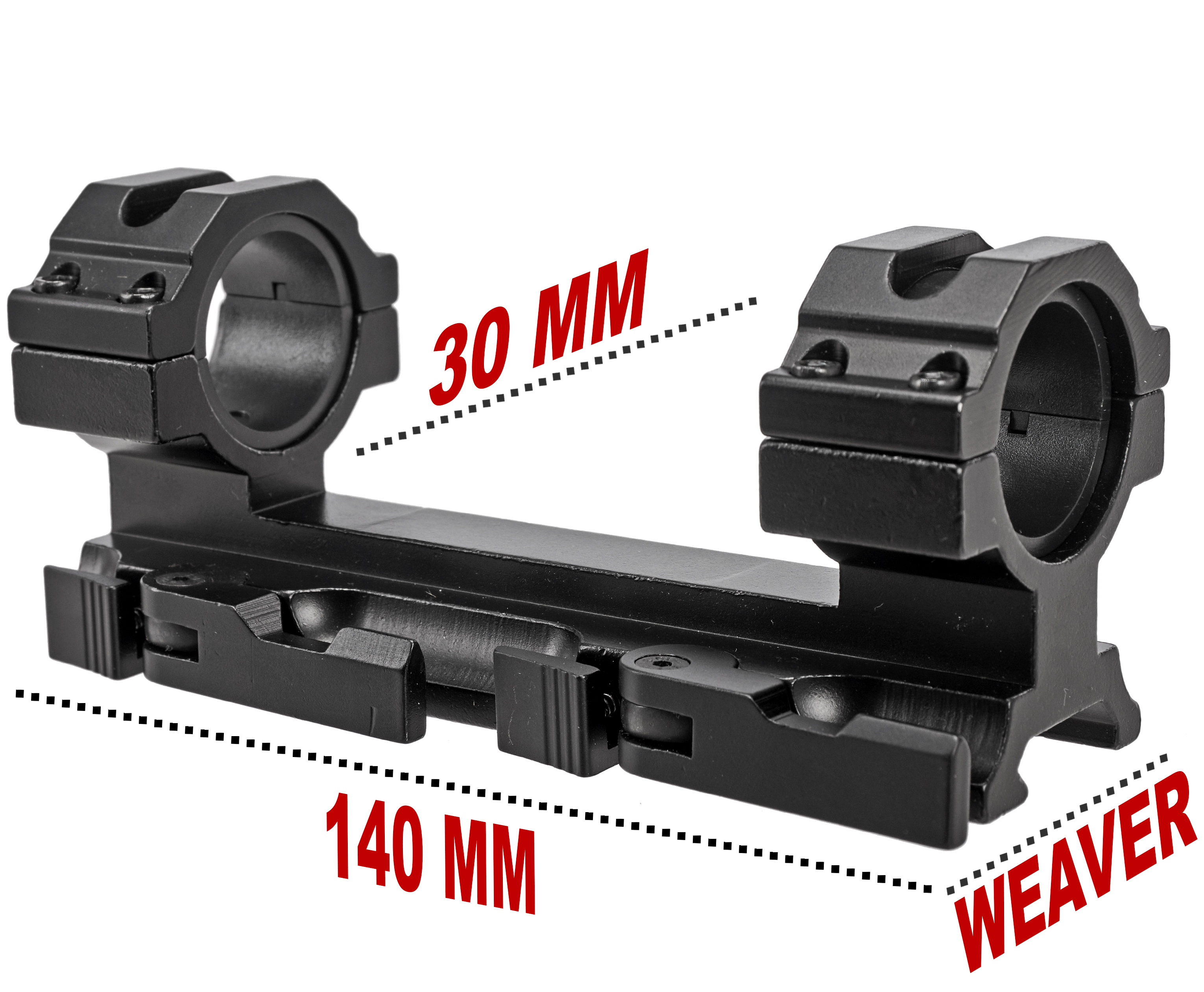 Кронштейн Remington RMKC18 (30 мм, Weaver, низкий 12 мм, быстросъемный, блистер)