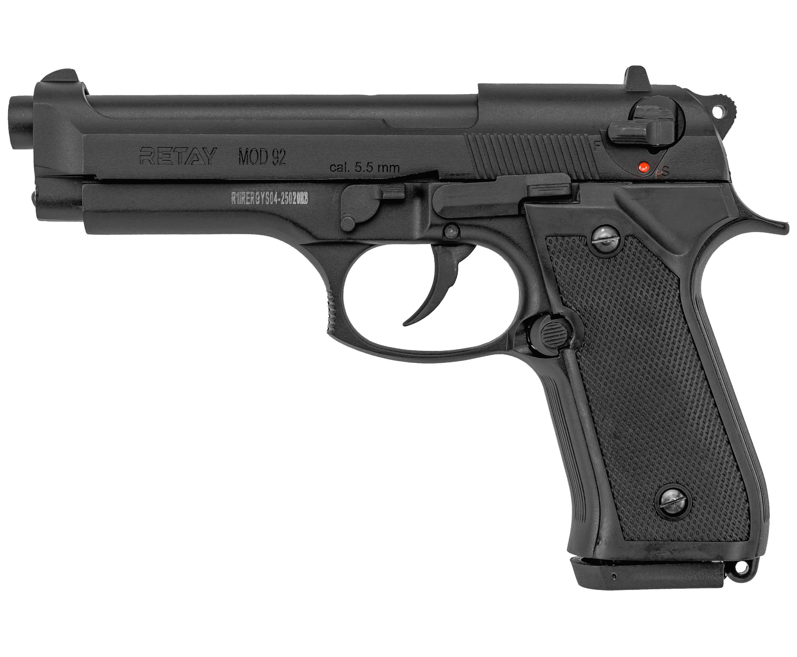 Сигнальный пистолет Retay MOD92 5.5 мм (10 ТК, Beretta 92)