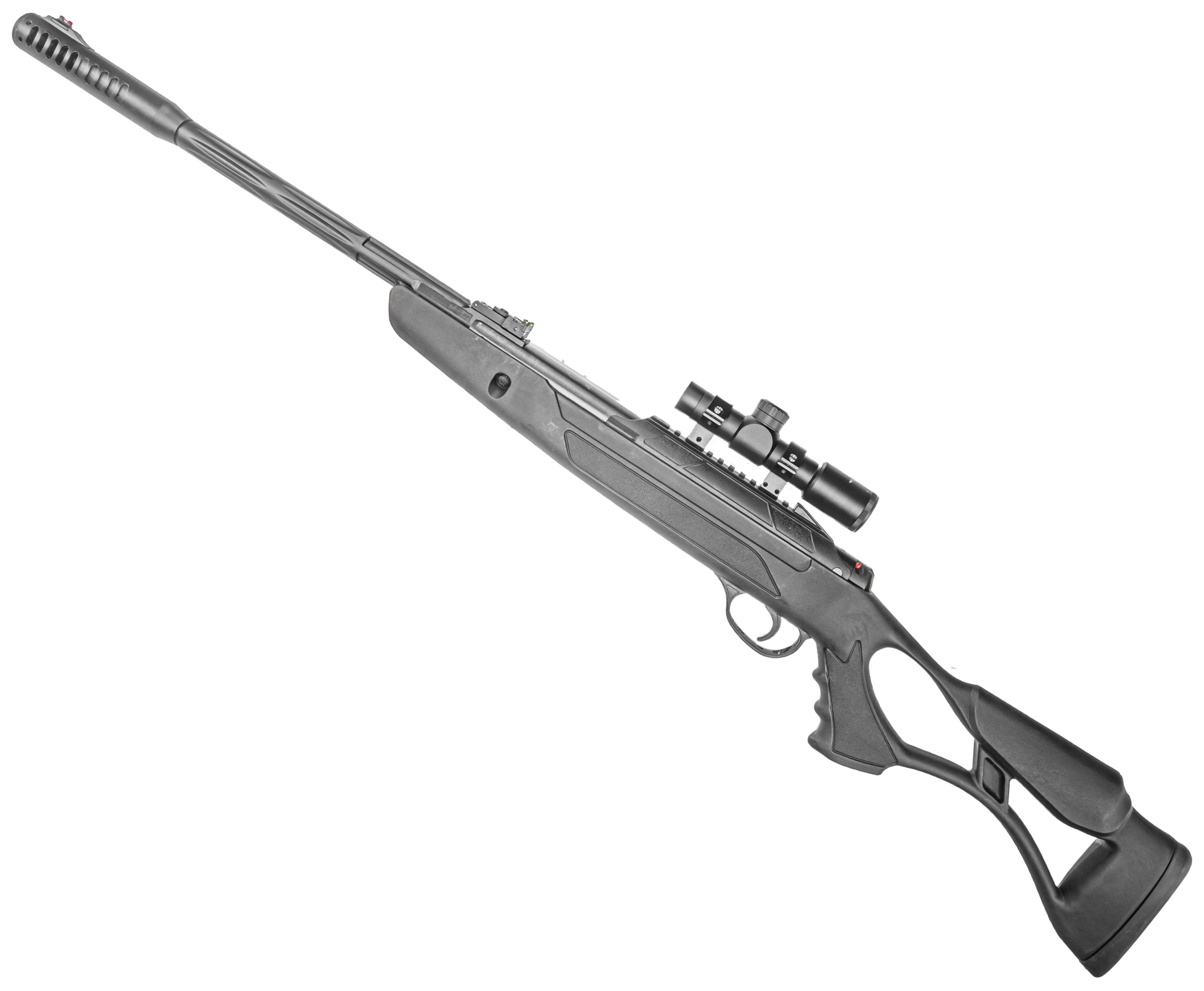 Пневматическая винтовка Hatsan AirTact ED 5.5 мм (пластик, ортопедический приклад, газовая пружина)