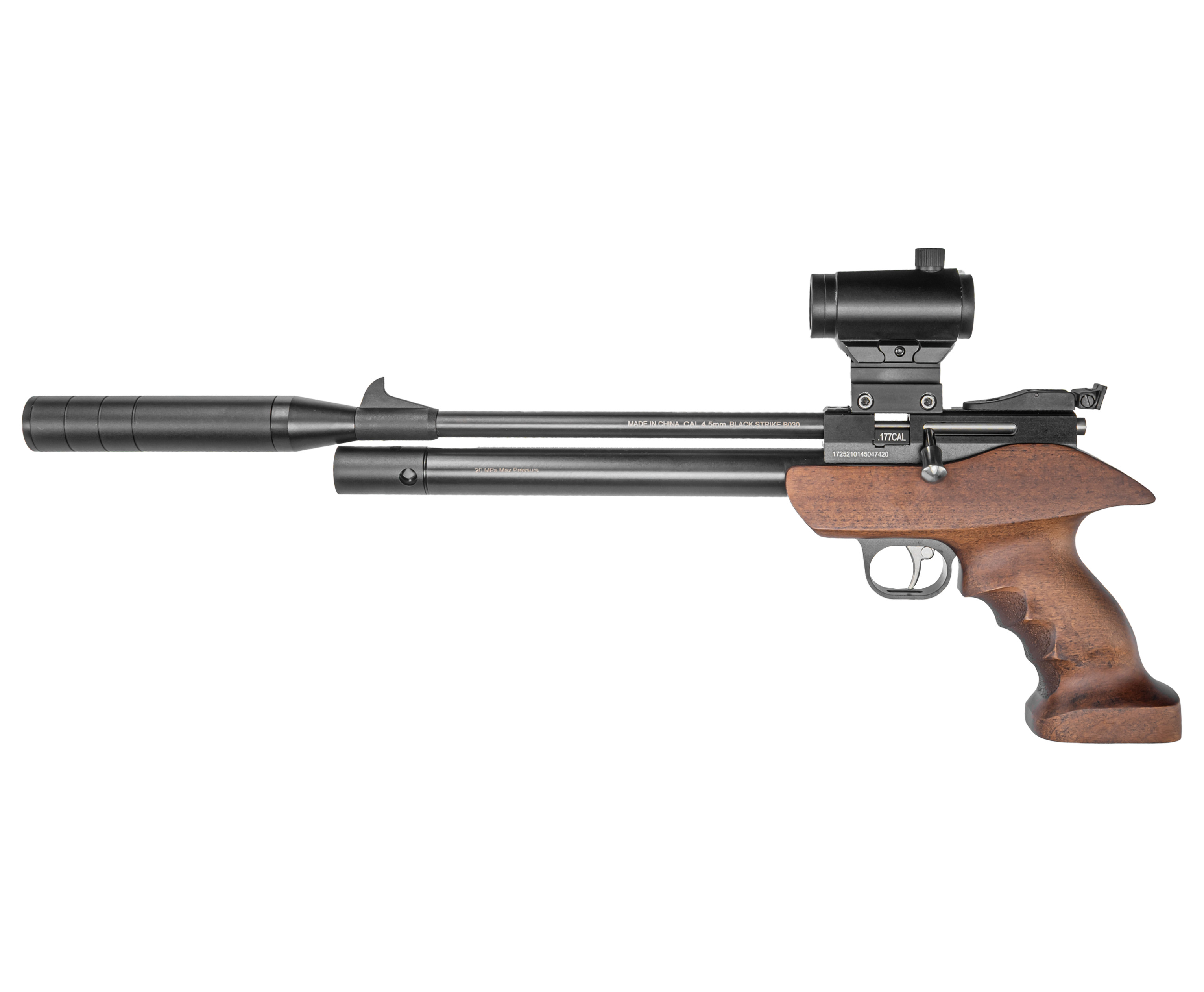 Пневматический пистолет Black Strike B030 4.5 мм (PCP)