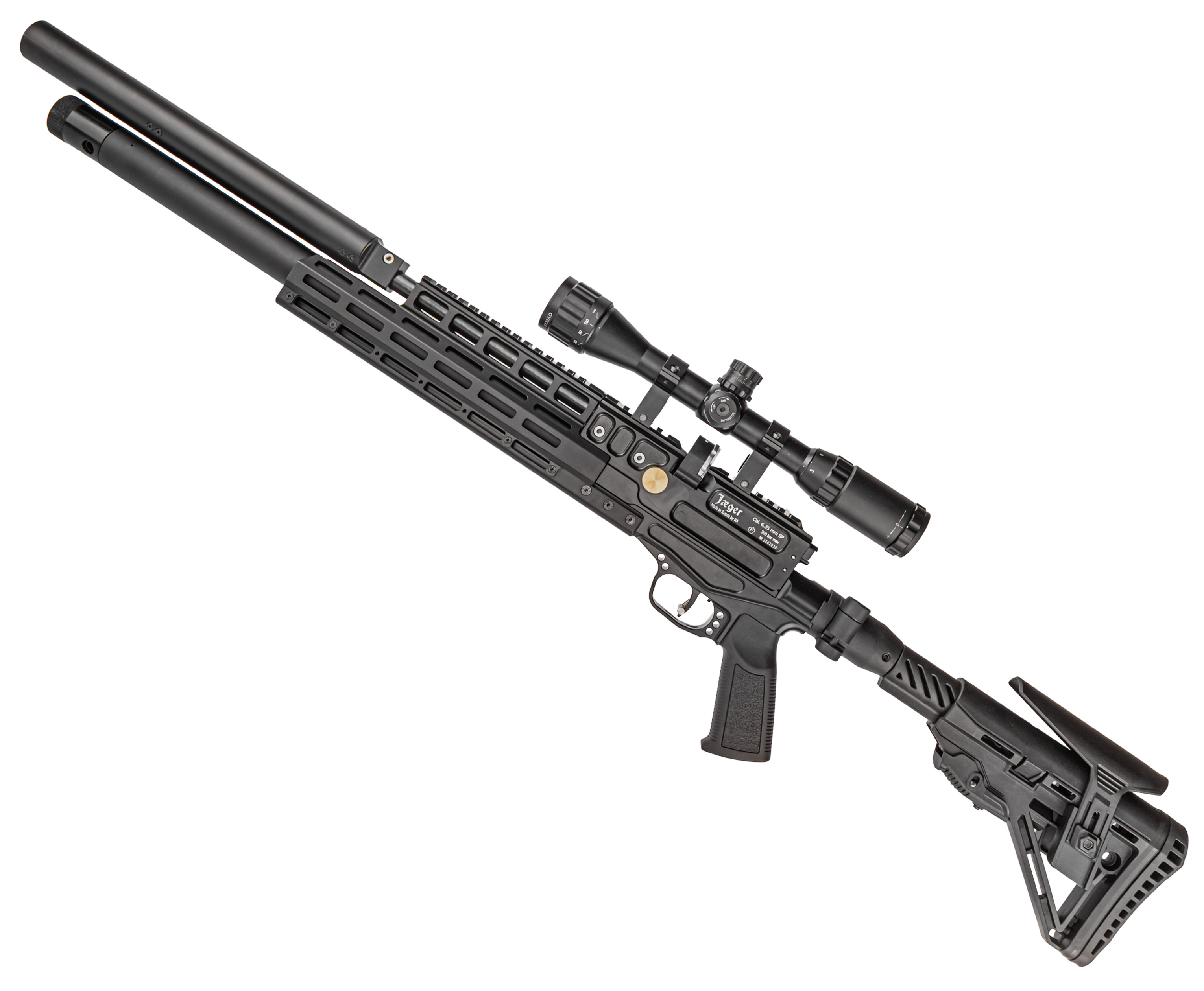 Пневматическая винтовка Jager SP Тактика 6.35 мм (Alfa Precision, 470 мм, N236S, прямоток)