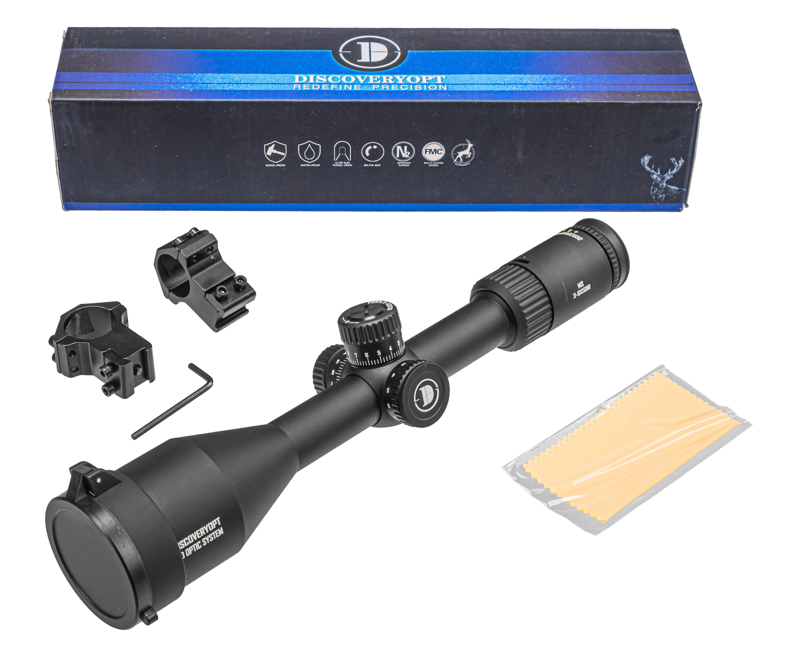 Оптический прицел Discovery MS 3-9x50 IR (25.4 мм, Ласточкин Хвост, оригинал)