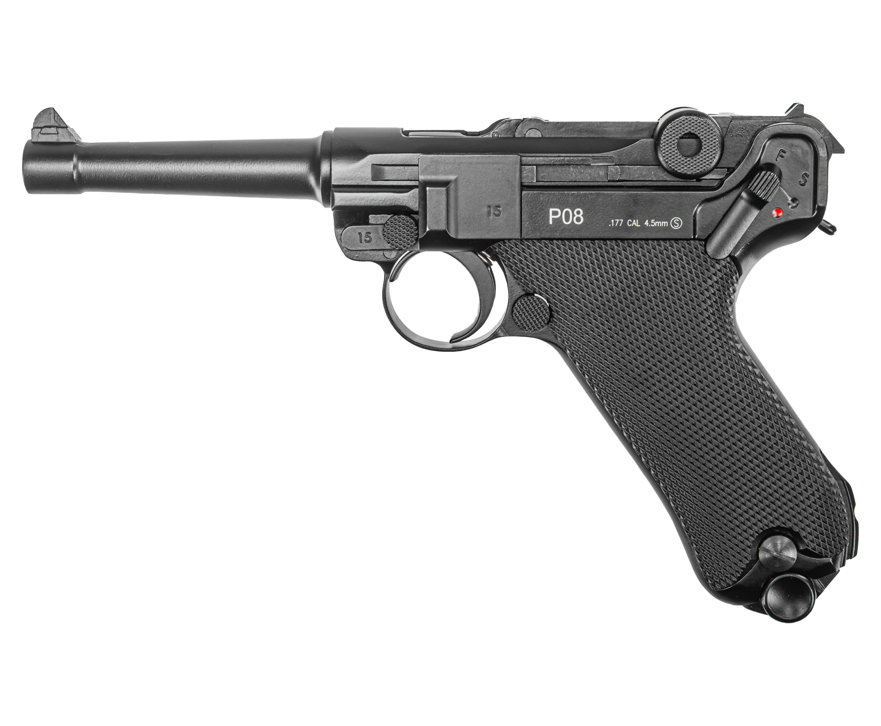 Уценка Пневматический пистолет KWC P08 4.5 мм (CO2, Parabellum, Blowback, уценка)