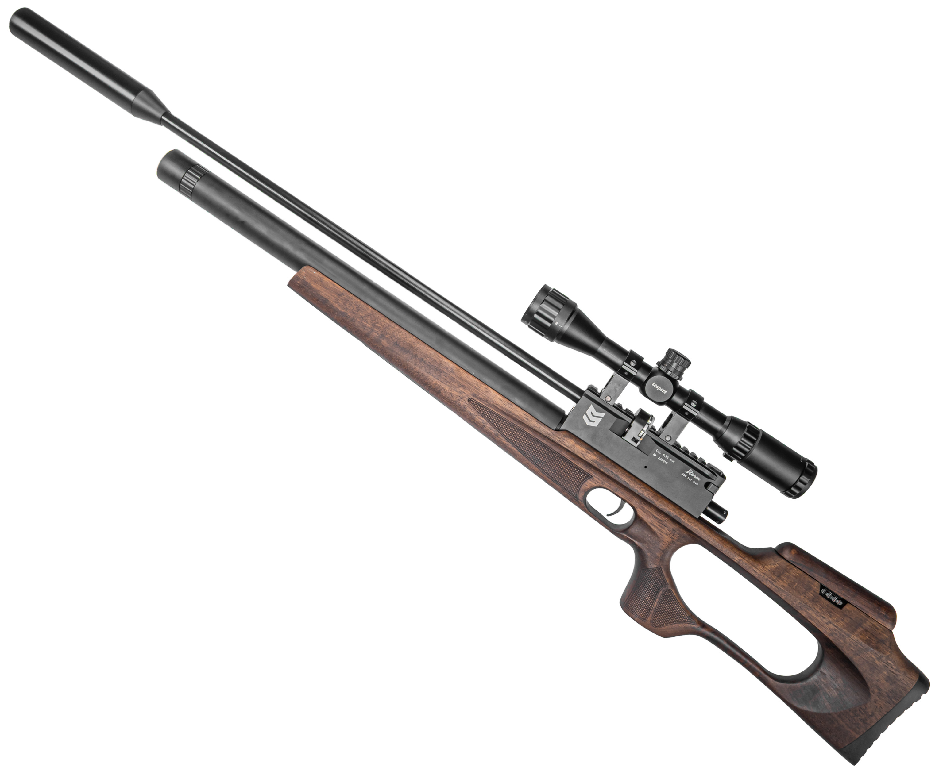 Пневматическая винтовка Storm Goliath Magnum 6.35 мм (полнотел, 620 мм, PCP)