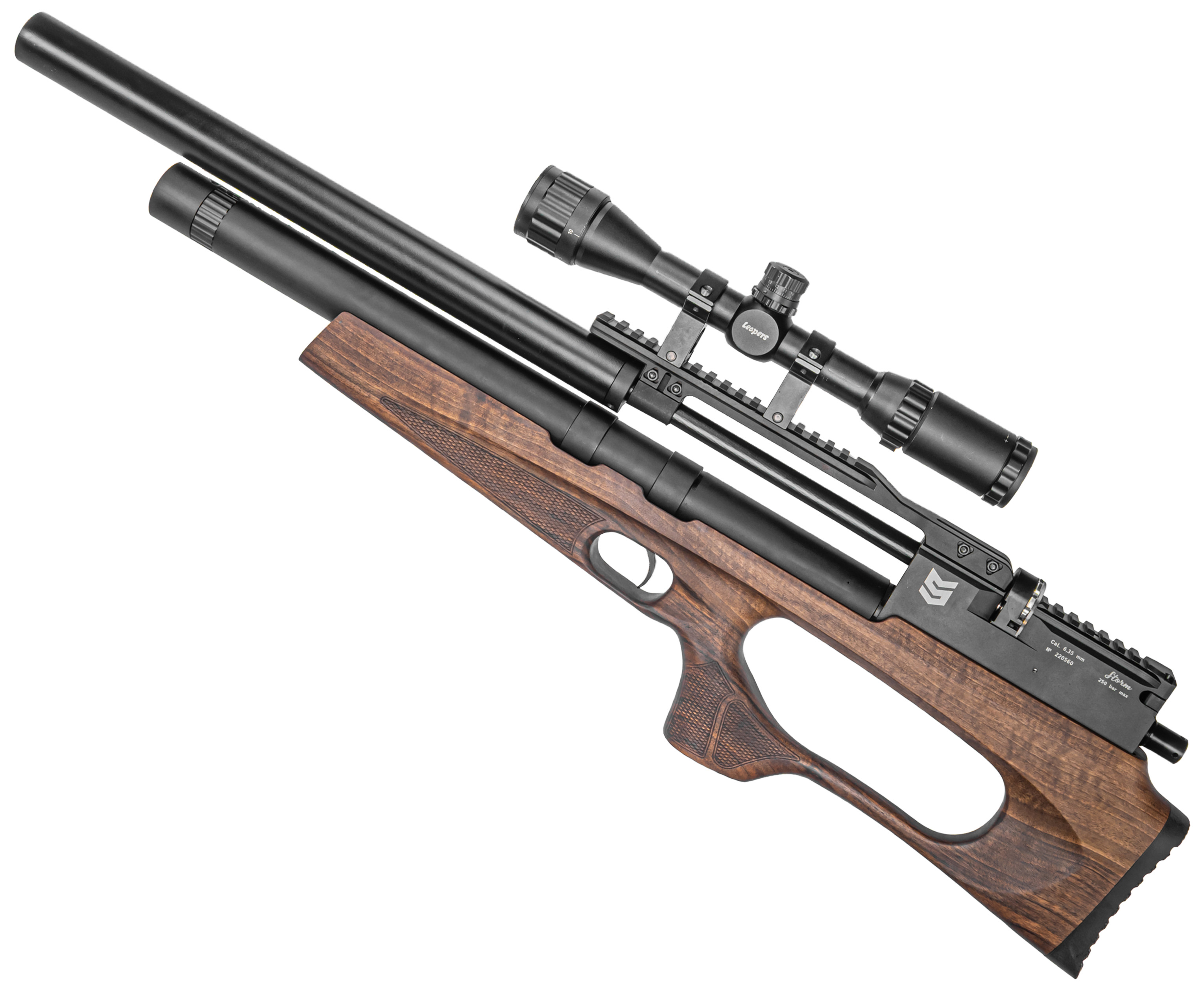 Пневматическая винтовка Storm Goliath Magnum Bullpup 6.35 мм (полнотел, PCP, 550 мм)