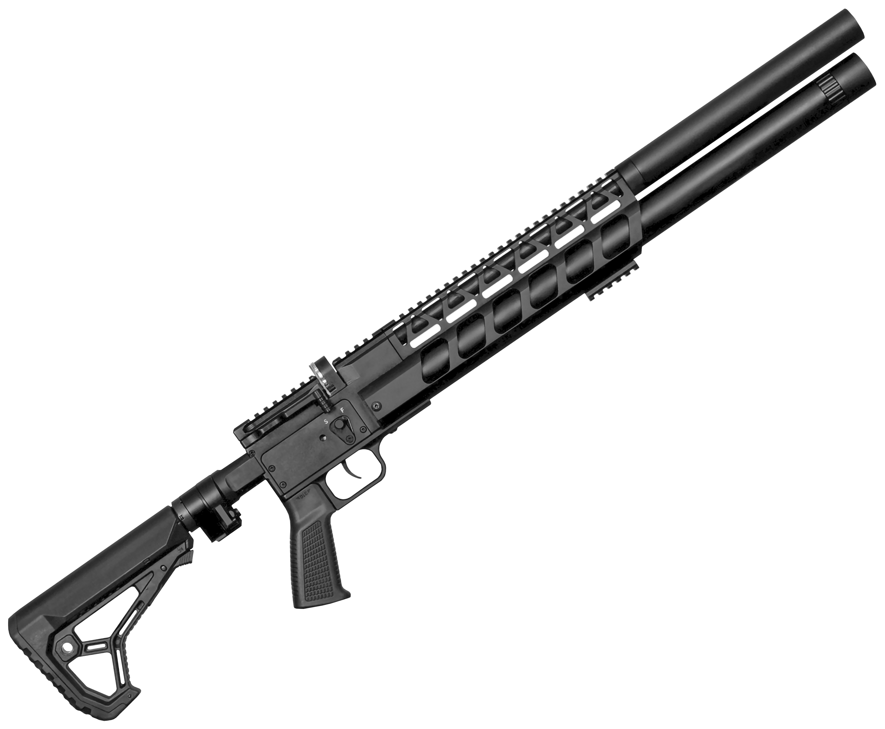 Пневматическая винтовка Storm Goliath Magnum Tactic 5.5 мм (PCP, 470 мм, складной)