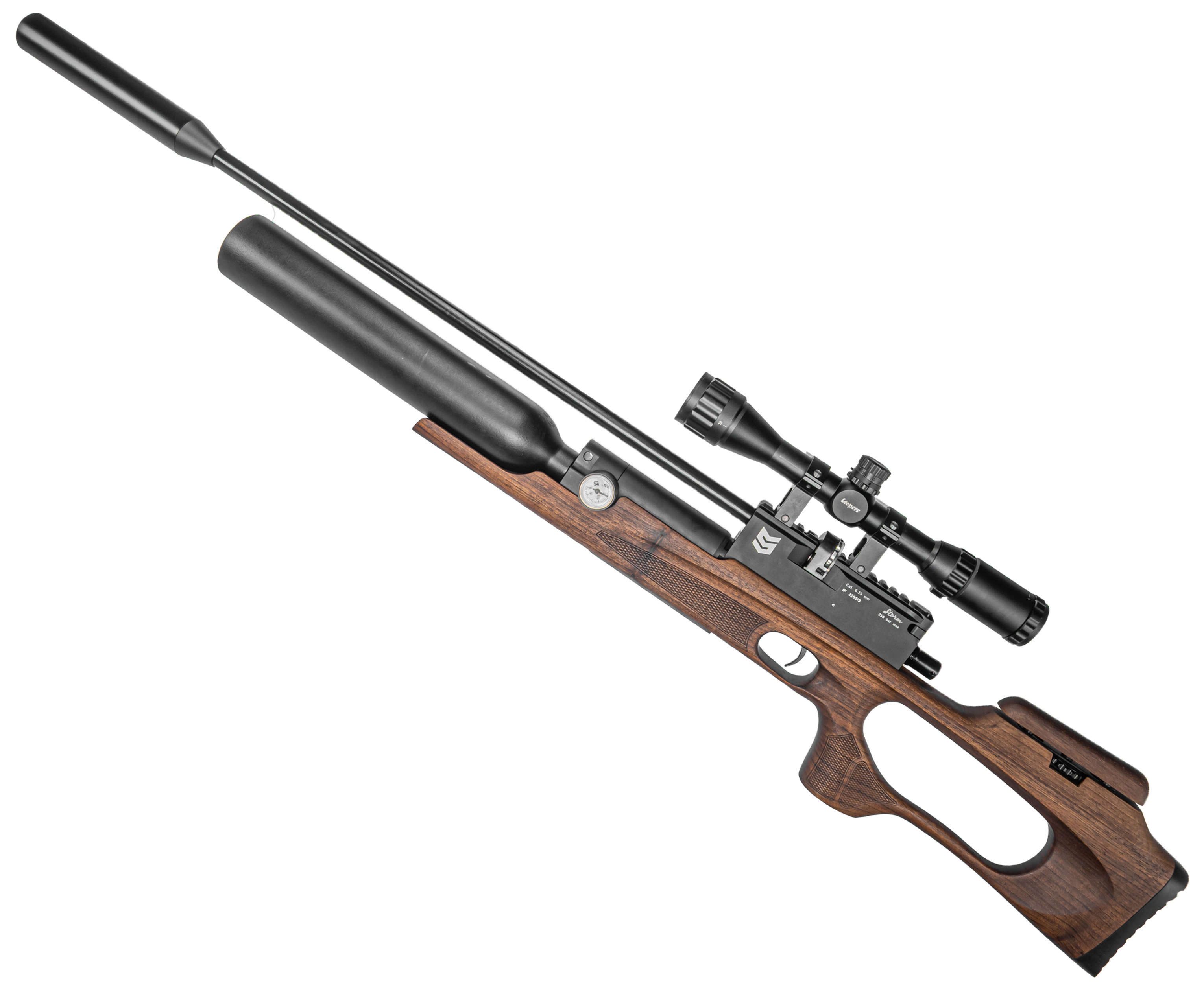 Пневматическая винтовка Storm Titan Magnum 6.35 мм (ПЦП, полнотел, колба, 620 мм)