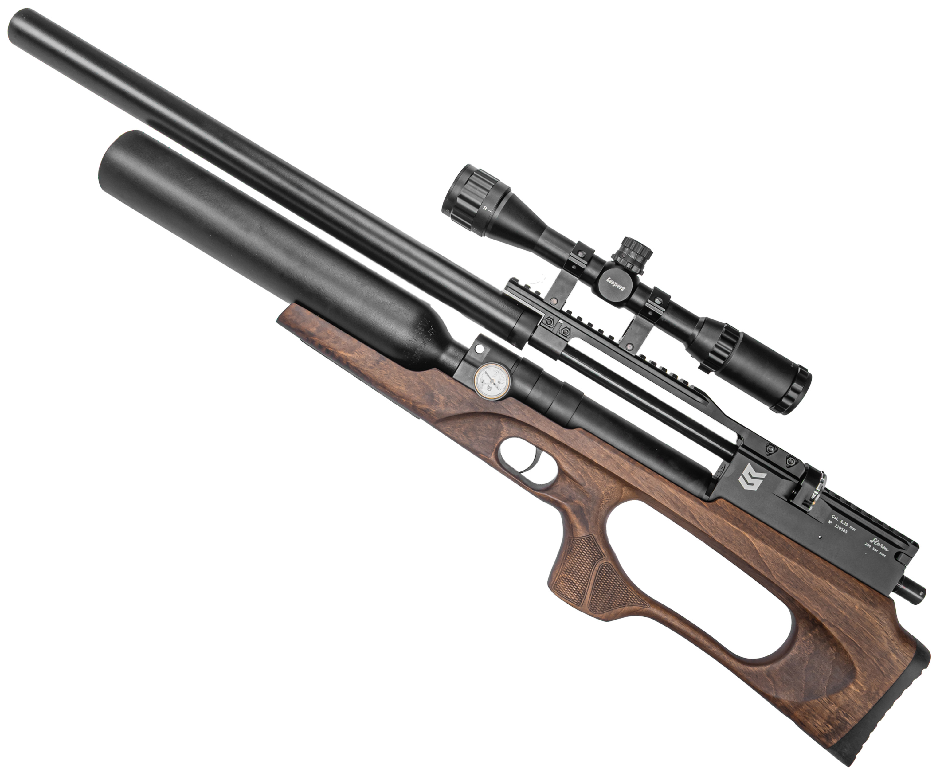 Пневматическая винтовка Storm Titan Magnum Bullpup 6.35 мм (620 мм, под полнотел, колба, ПЦП)