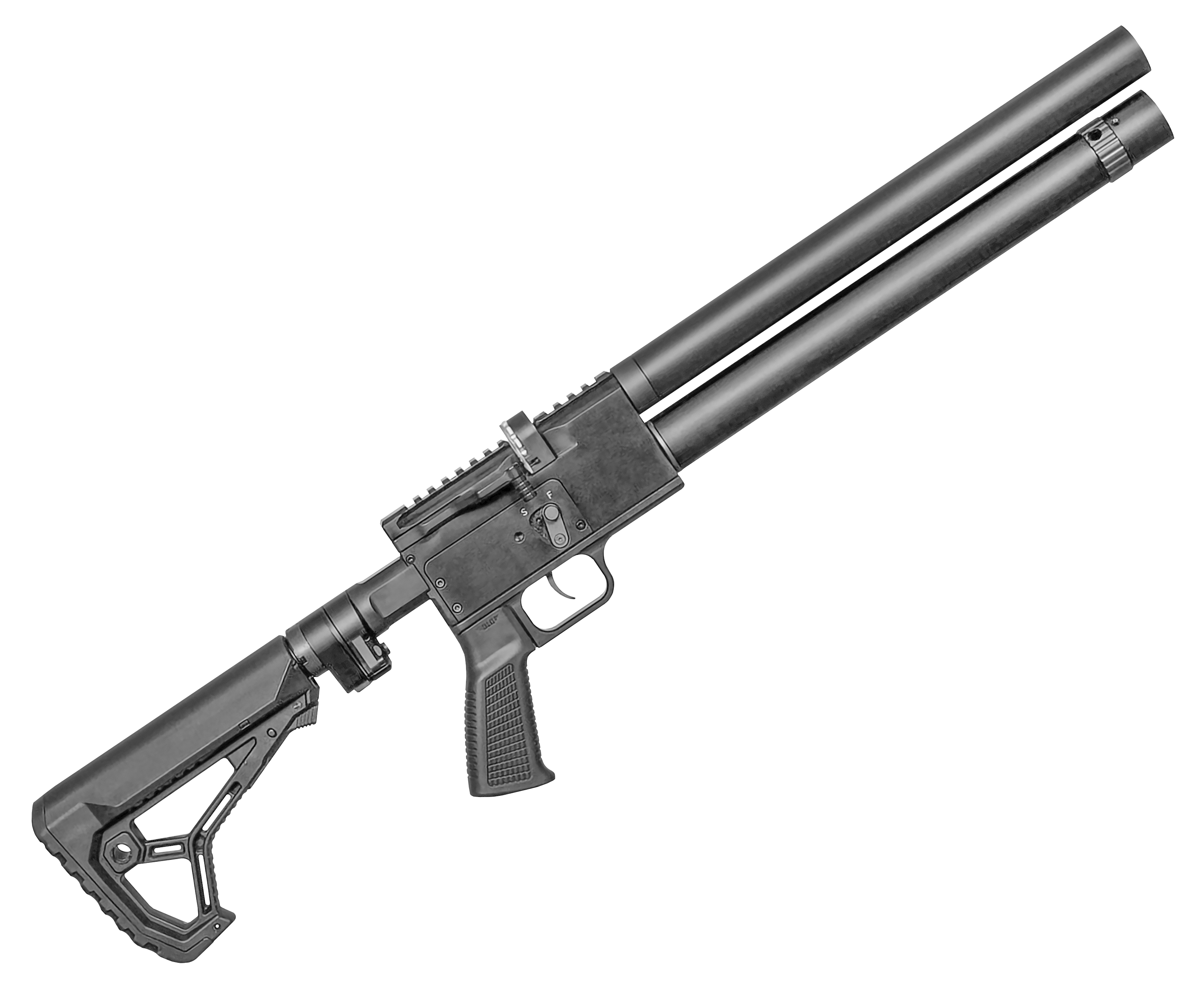 Пневматическая винтовка Storm Minigun Magnum Tactic 5.5 мм (ПЦП, 320 мм, складной)