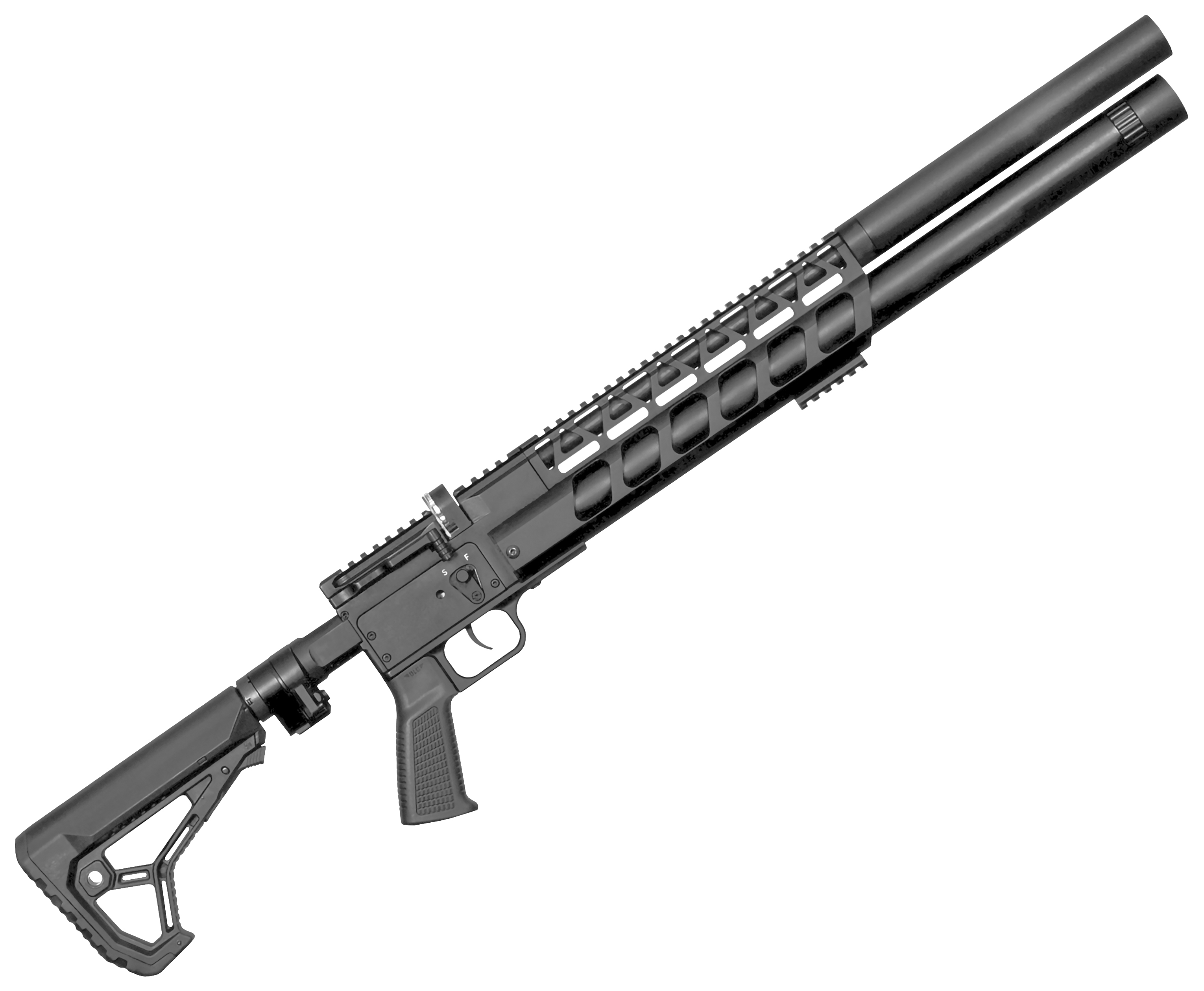 Пневматическая винтовка Storm Goliath Sport Tactic 5.5 мм (РСР, 470 мм, редуктор, складной)