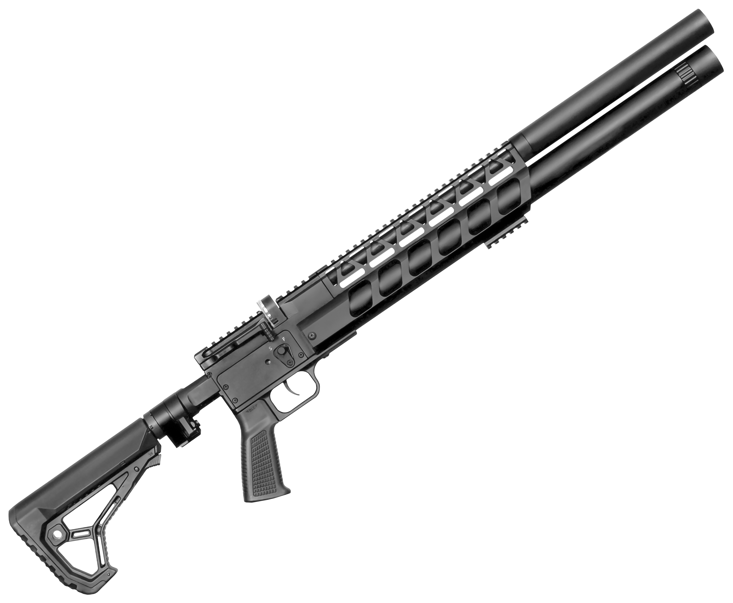 Пневматическая винтовка Storm Goliath Sport Tactic 6.35 мм (РСР, складной, 470 мм, редуктор)