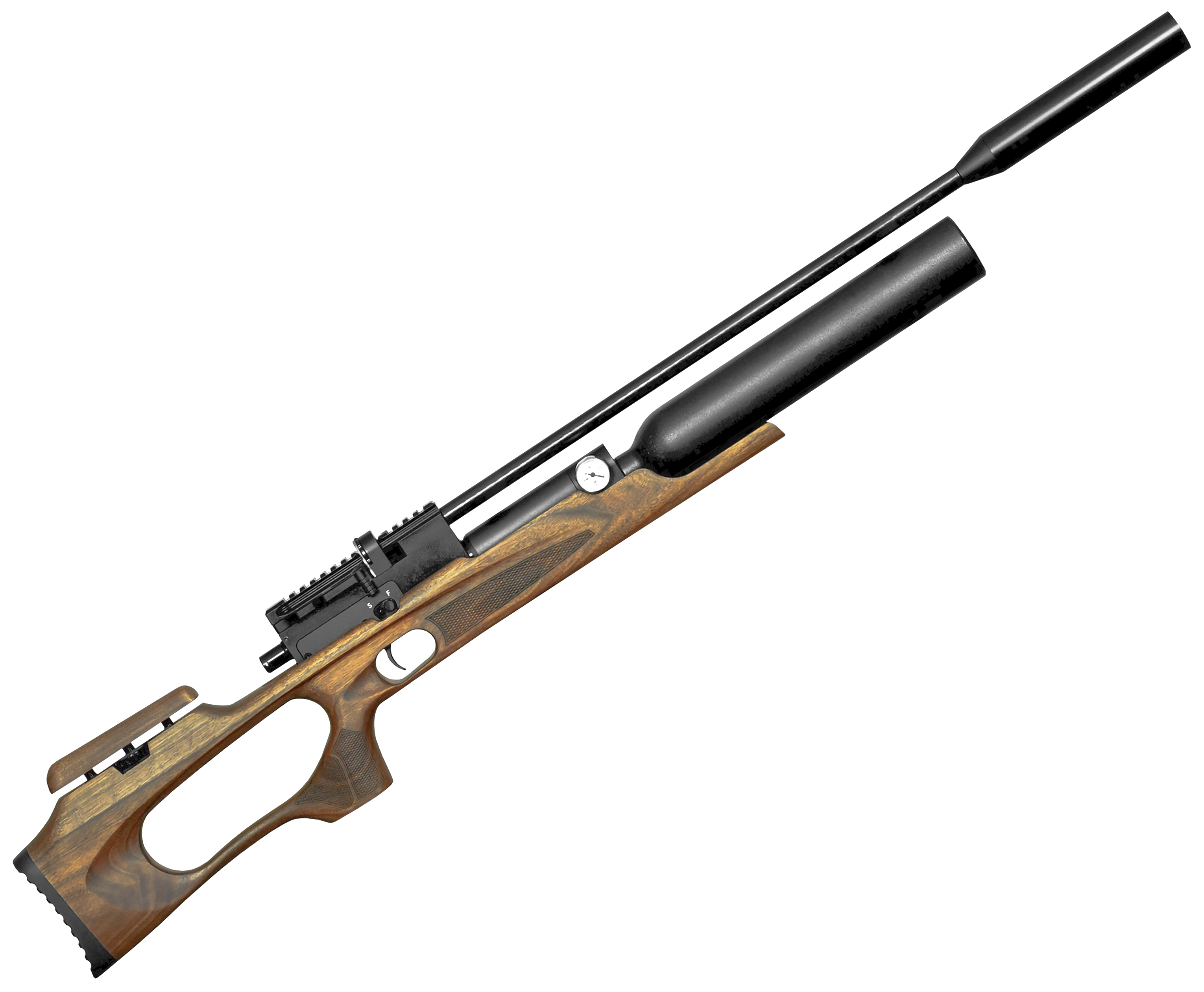 Пневматическая винтовка Storm Titan Sport 6.35 мм (РСР, 550 мм, под полнотел, редуктор, колба)