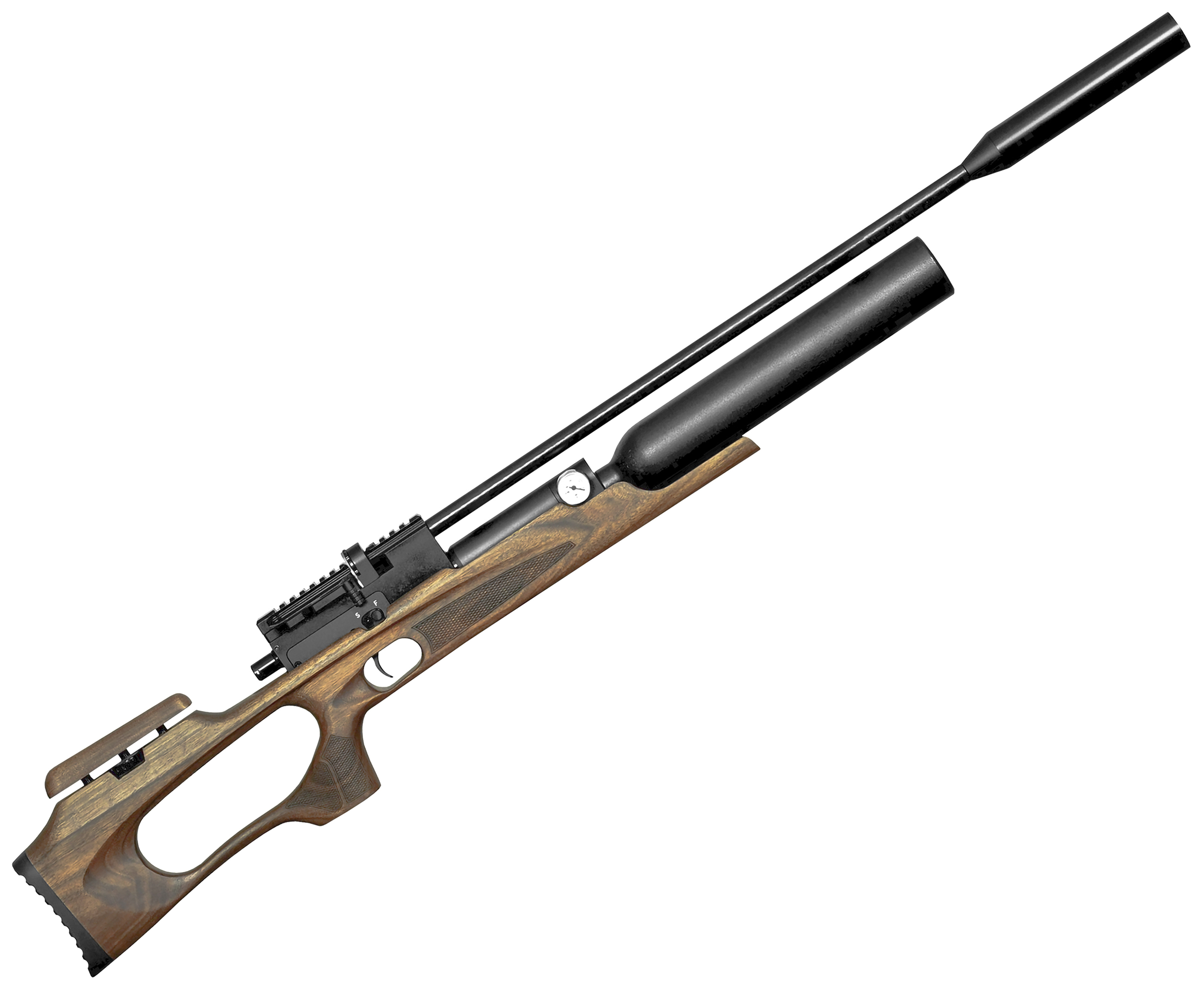 Пневматическая винтовка Storm Titan Sport 6.35 мм (редуктор, РСР, 620 мм, полнотел, колба)