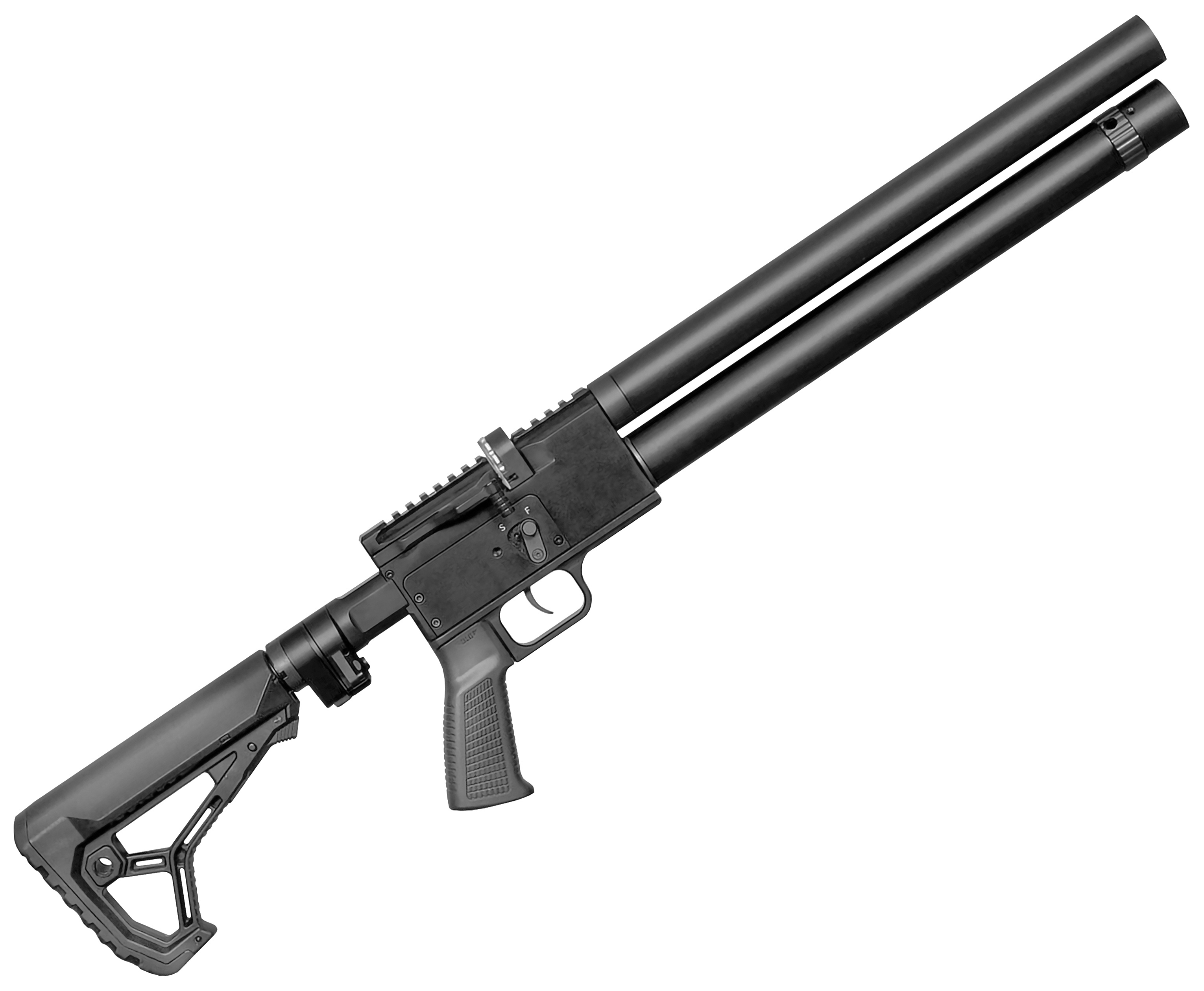 Пневматическая винтовка Storm Minigun Sport Tactic 5.5 мм (редуктор, 320 мм, складной, РСР)