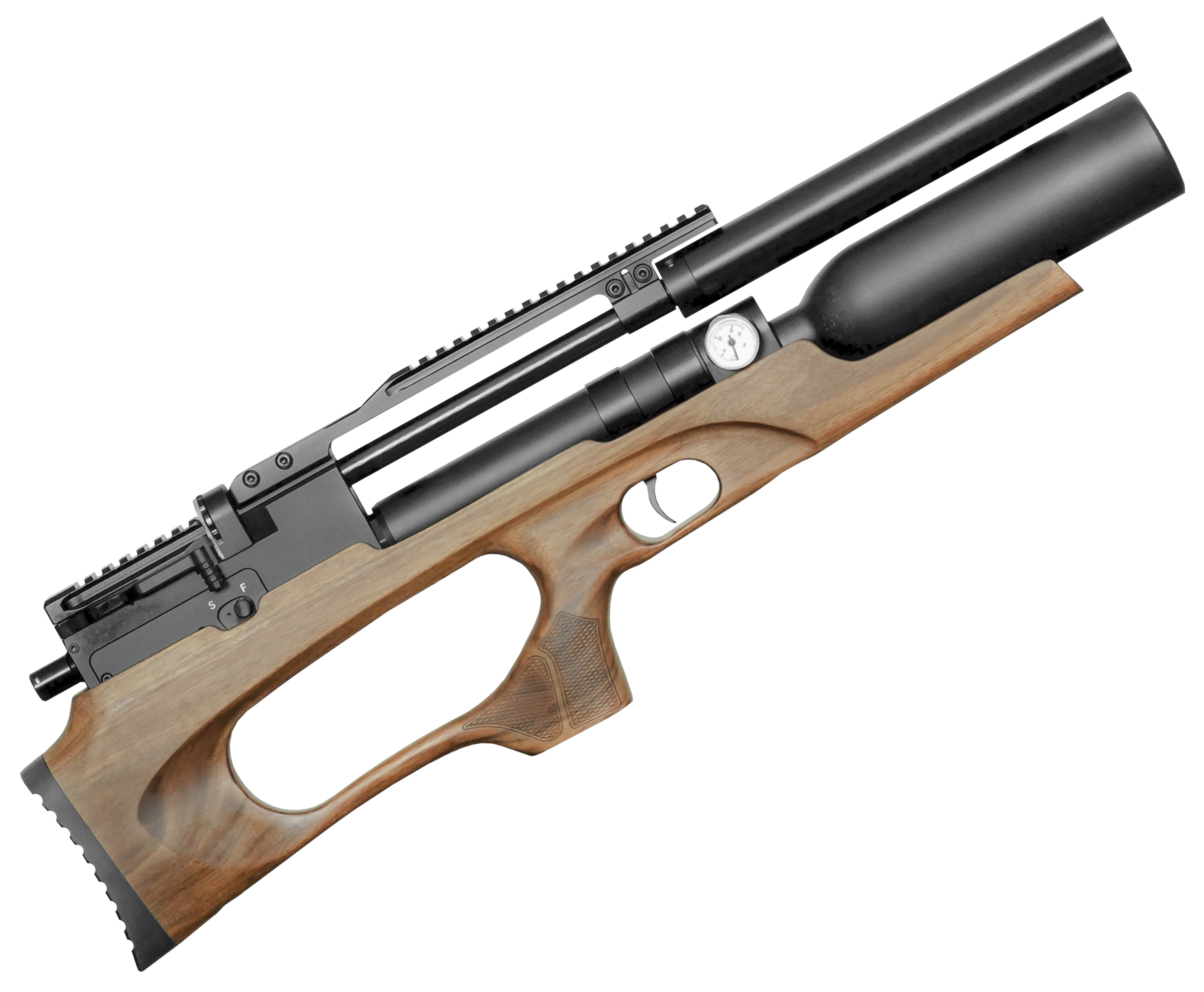 Пневматическая винтовка Storm Atlas Sport 5.5 мм (320 мм, ПСП, колба, редуктор)