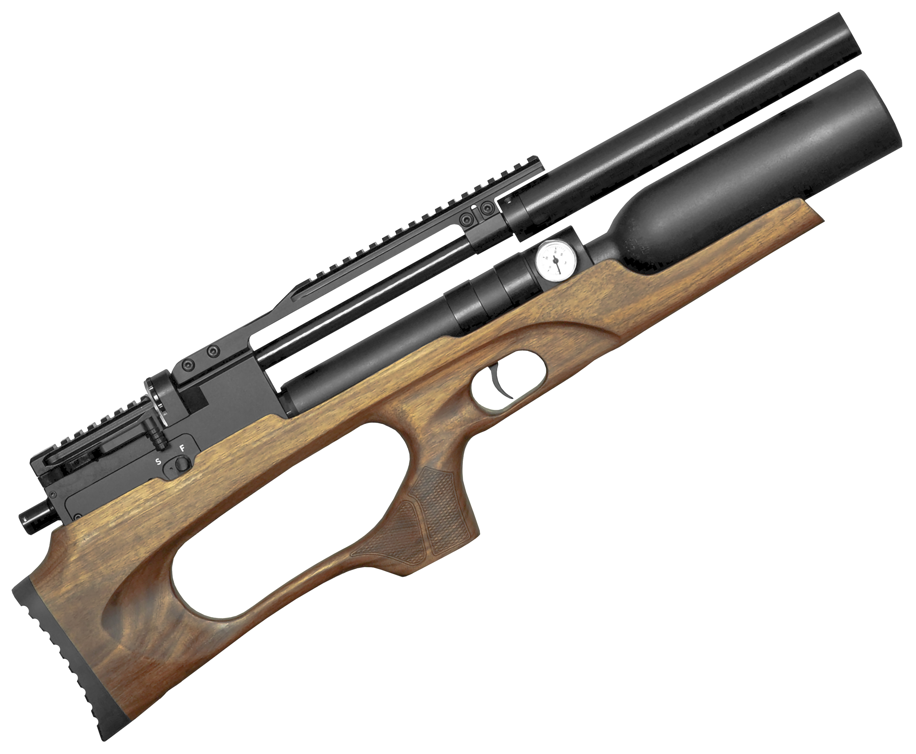 Пневматическая винтовка Storm Atlas Sport 6.35 мм (380 мм, редуктор, ПСП, колба)