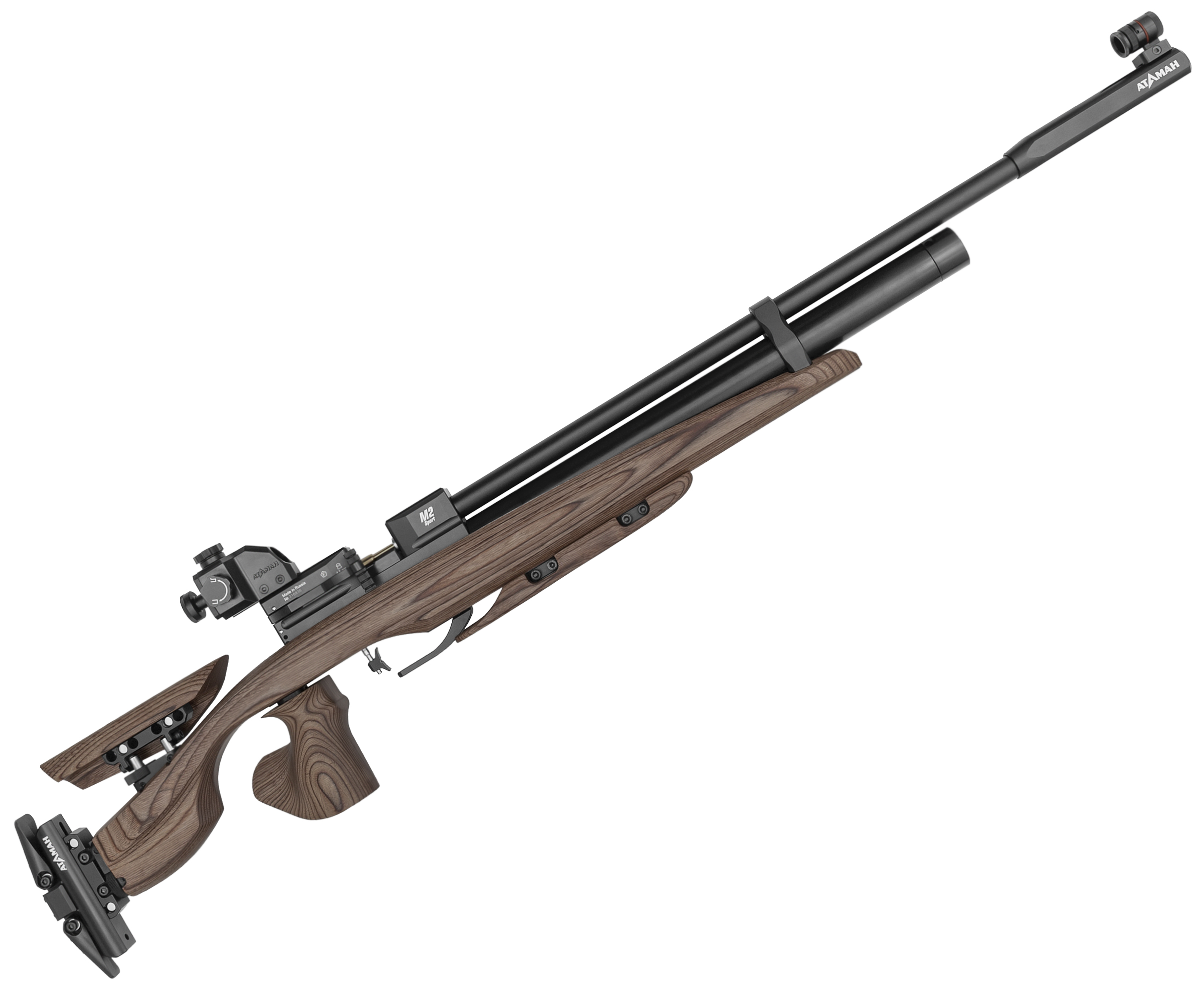 Спортивная пневматическая винтовка Ataman M2 Sport Match 1484 RB-SL L21 4.5 мм (редуктор, волан, темный ламинат)