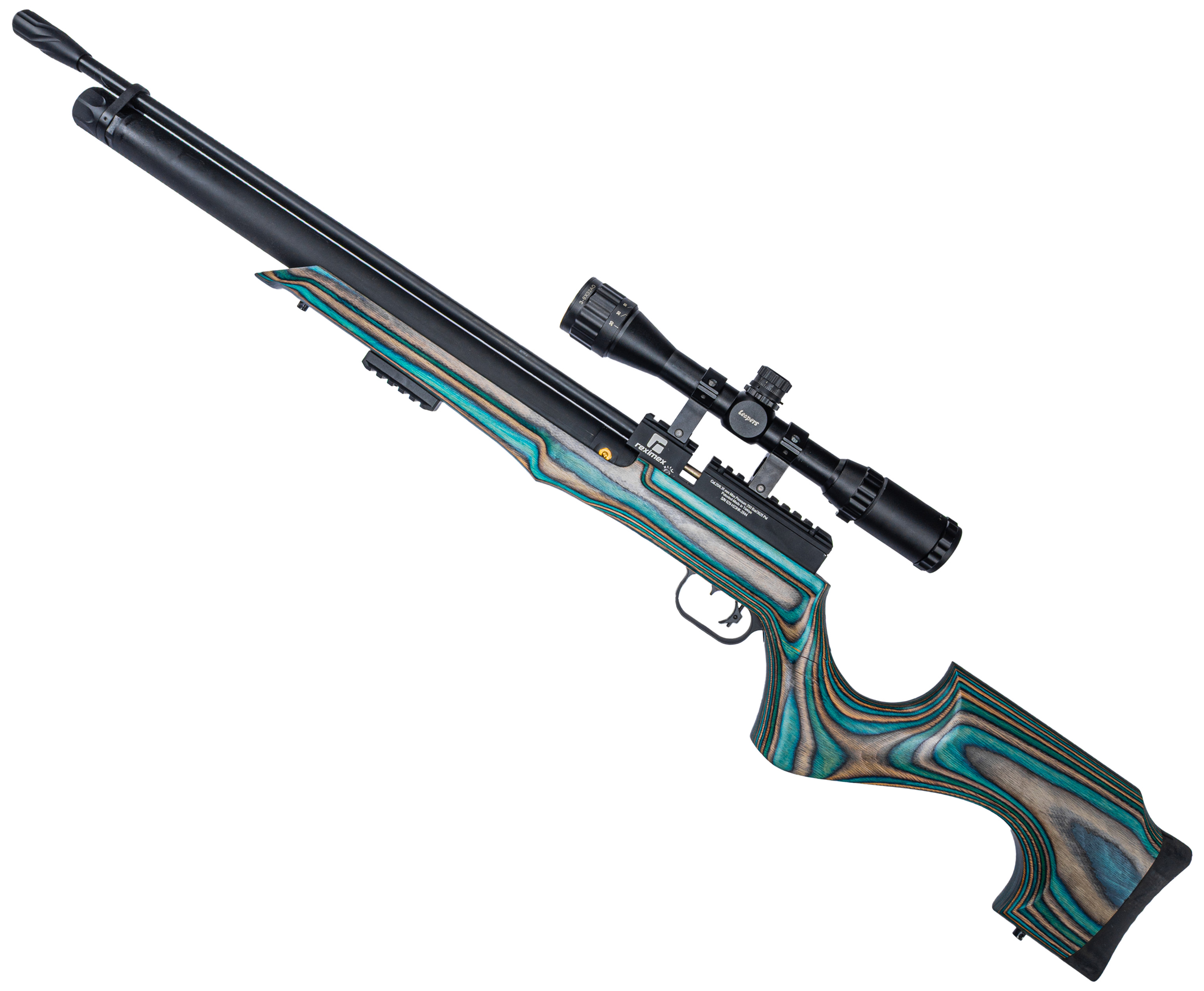 Уценка Пневматическая винтовка Reximex Lyra Turquoise Laminated 6.35 мм (3 Дж, ламинат)