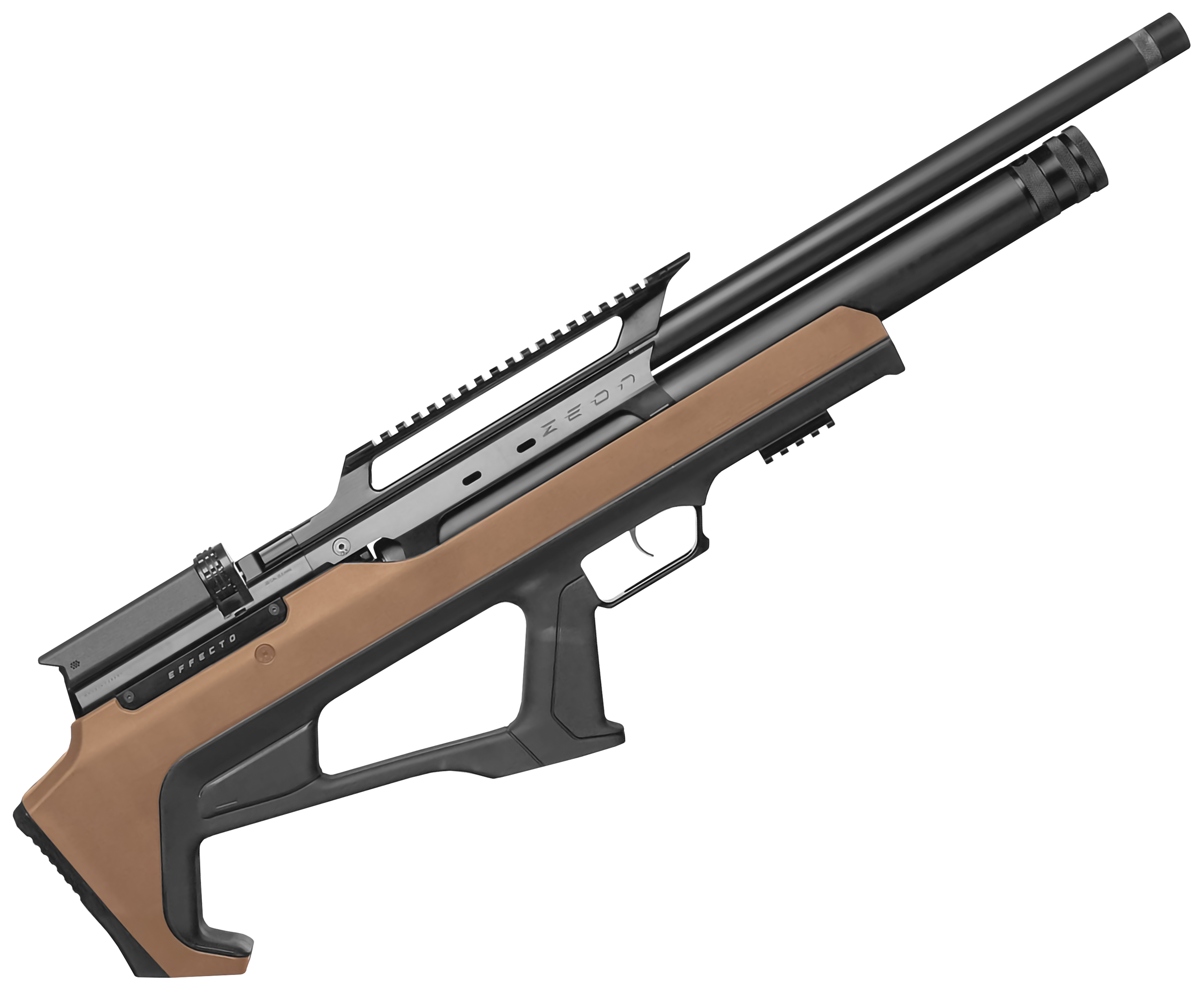 Пневматическая винтовка Huglu Effecto Zeon Brown 5.5 мм (Lothar Walther, коричневый)