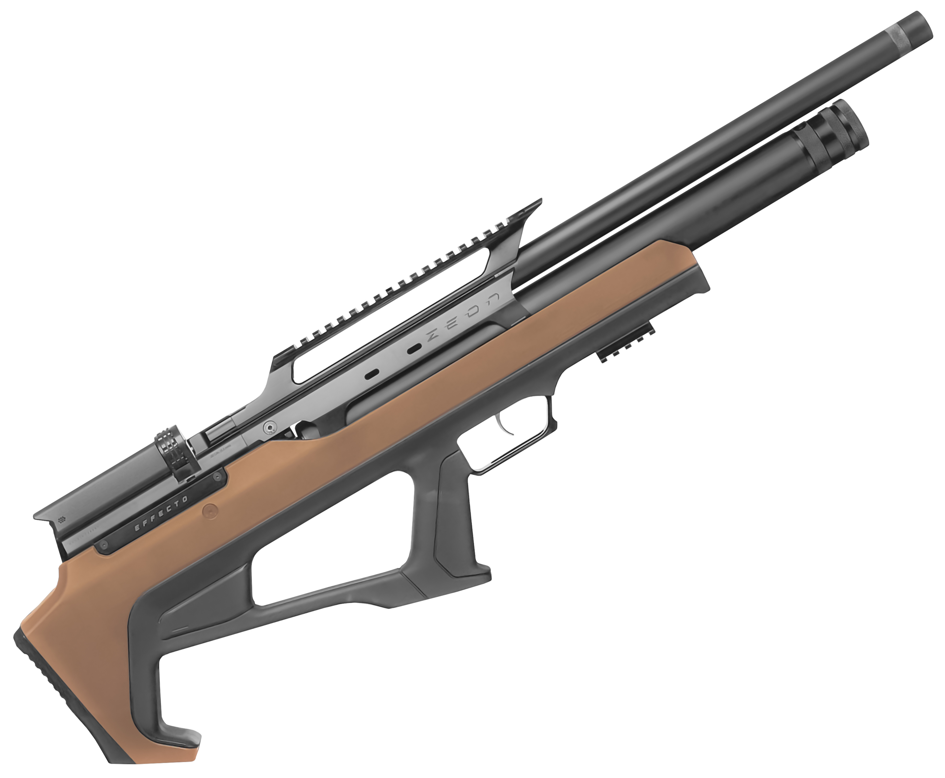 Пневматическая винтовка Huglu Effecto Zeon Brown 6.35 мм (Lothar Walther, коричневый)