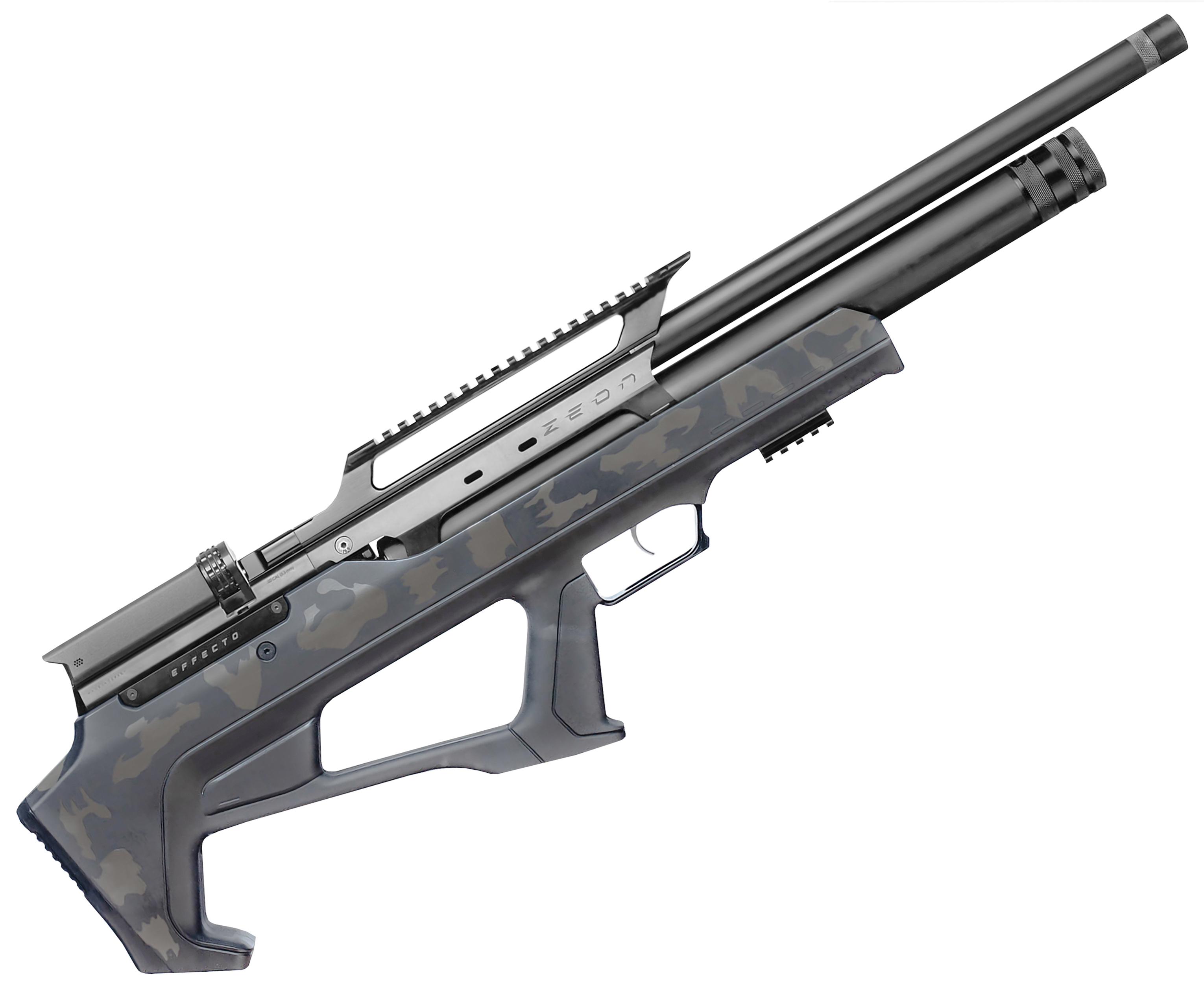 Пневматическая винтовка Huglu Effecto Zeon Khaki Camo 6.35 мм (Lothar Walther, камуфляж, кейс)