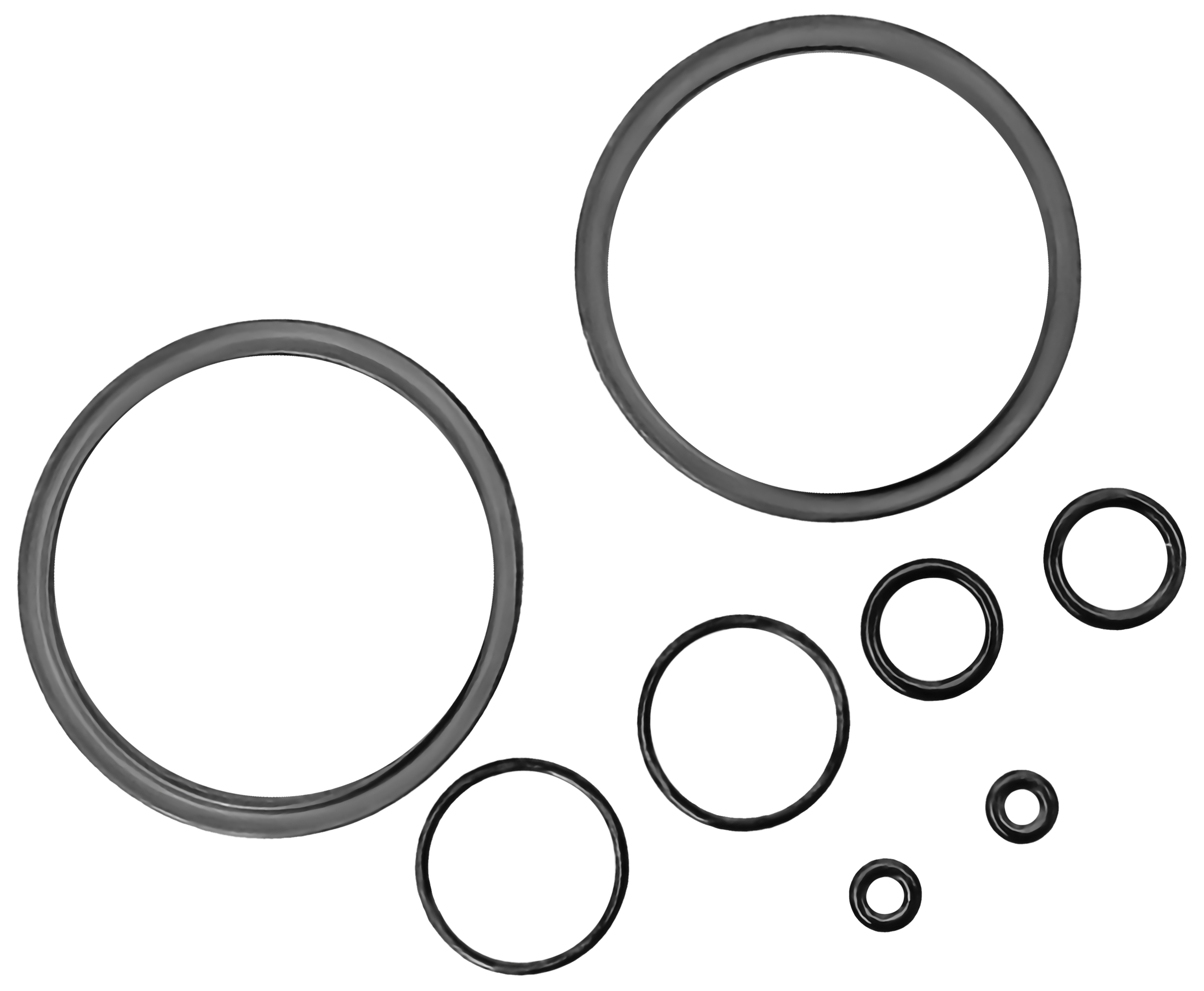 Набор уплотнительных колец Huglu Effecto Zeon (6.35 и 5.5 мм)