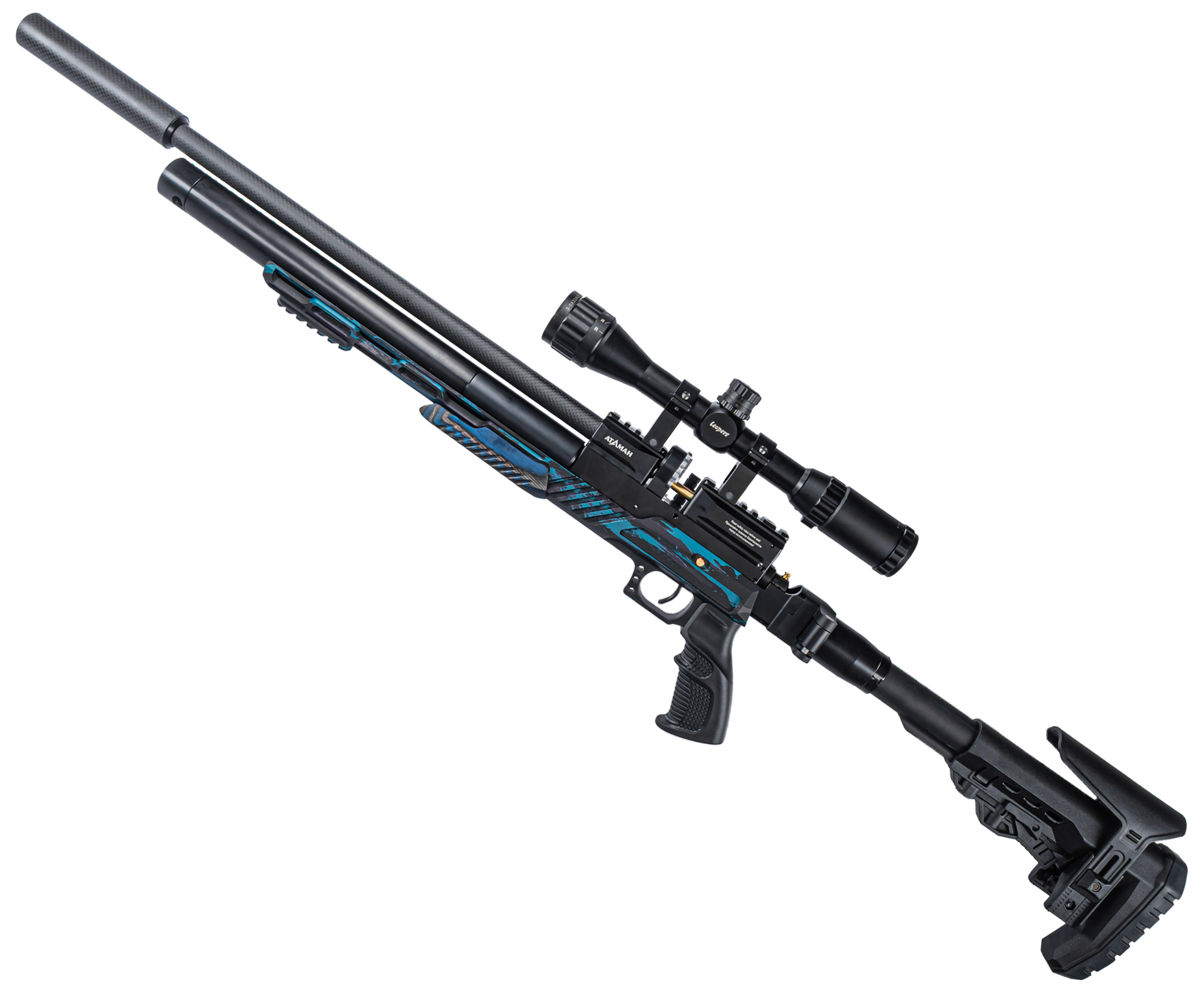 Пневматическая винтовка Ataman M20SD 650 Ultra-C 6.35 мм (алюминий, редуктор, под полнотел, тифани)