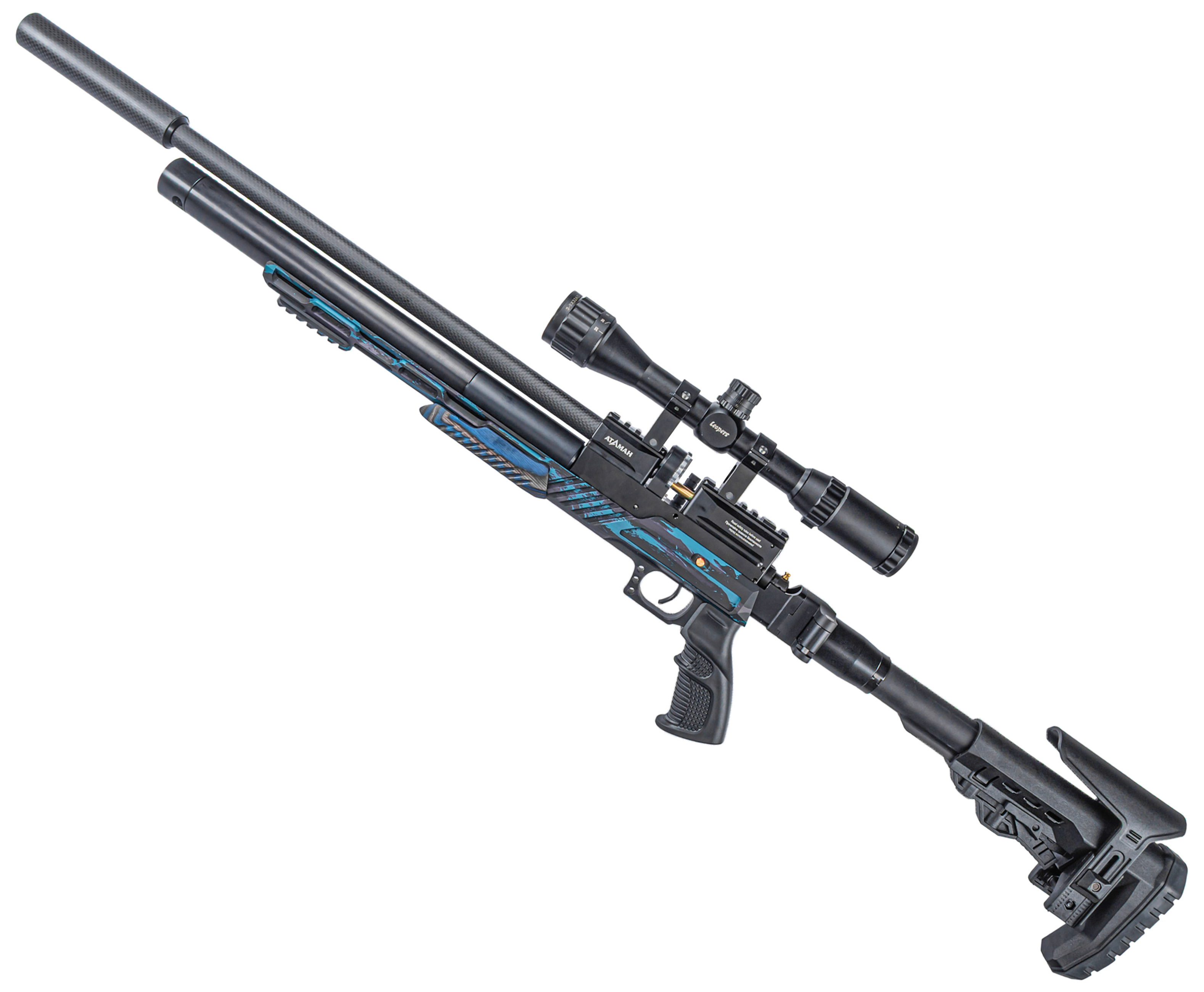 Пневматическая винтовка Ataman M20SD 650 Ultra-C 6.35 мм (алюминий, редуктор, под полнотел, тифани)