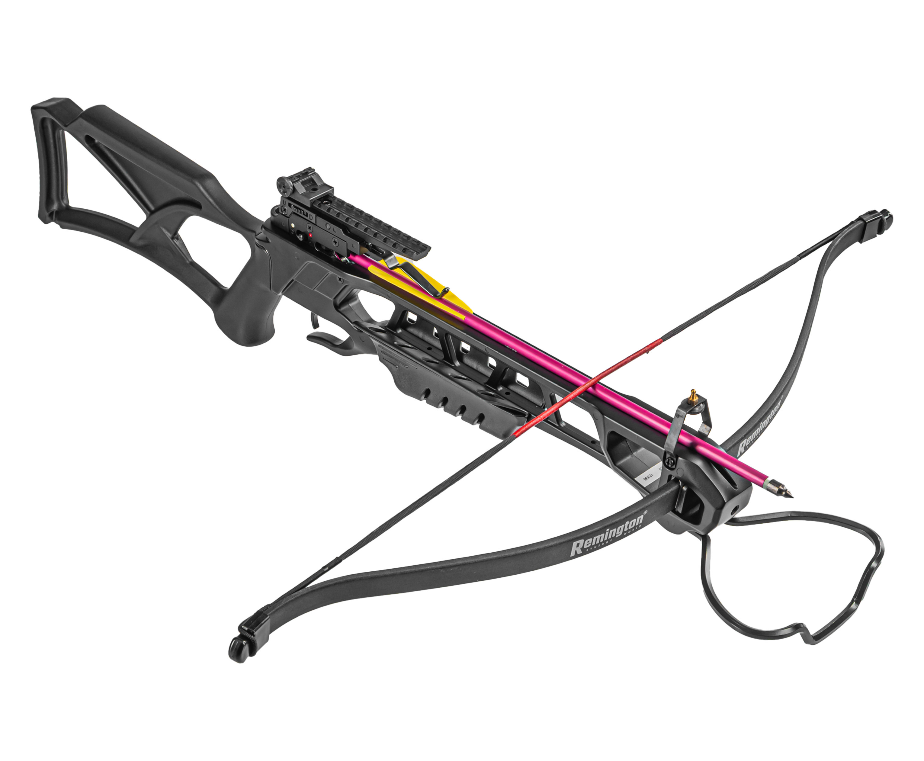 Арбалет рекурсивный Man Kung XB23BK (комплект, черный, 2 стрелы, воск, стрингер, натяжитель)